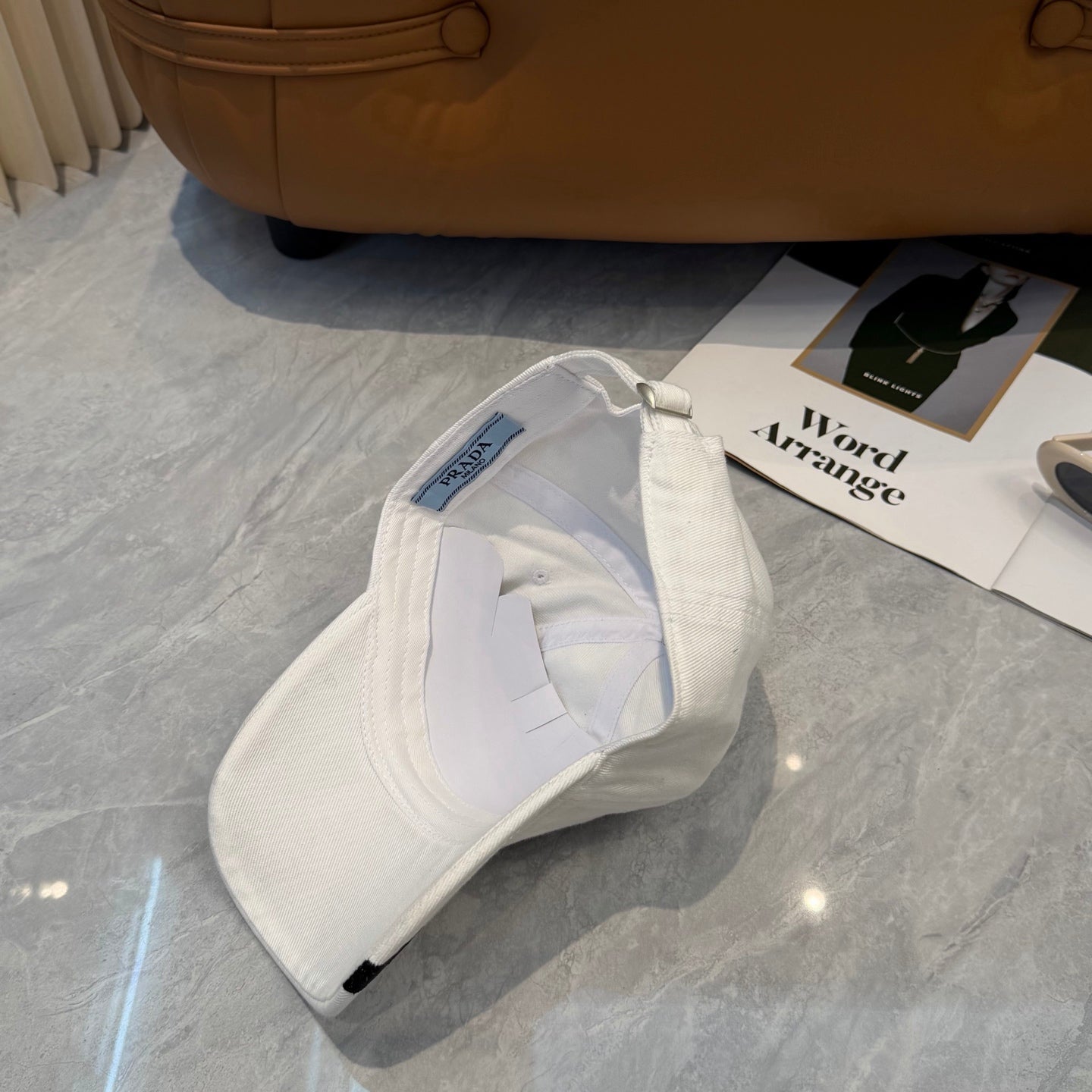 Prada Cotton Baseball Cap 413158