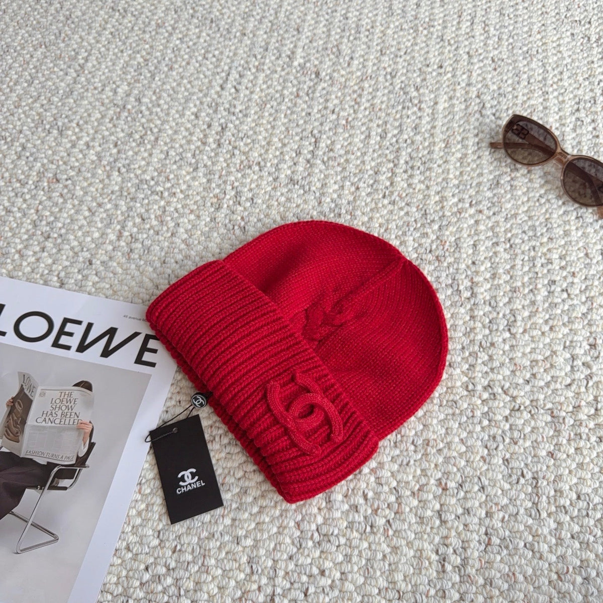 Chanel Beanie Wool 477885