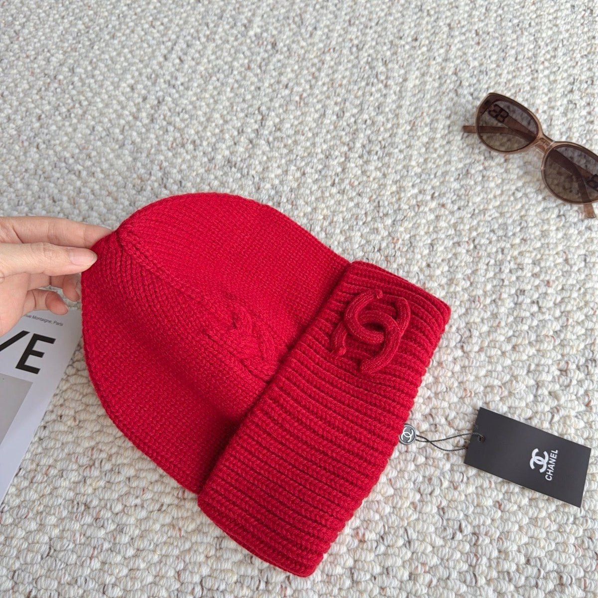 Chanel Beanie Wool 477885