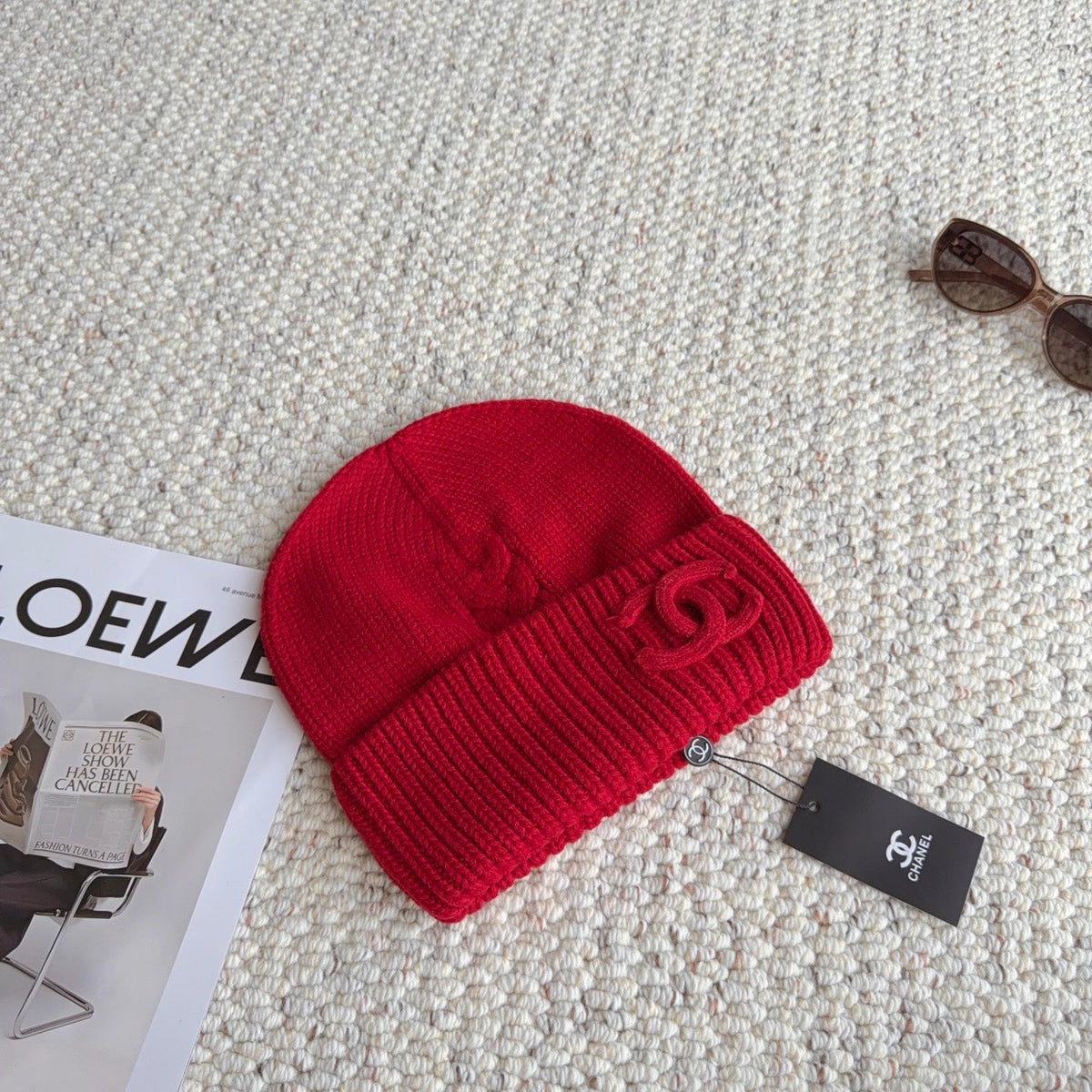 Chanel Beanie Wool 477885
