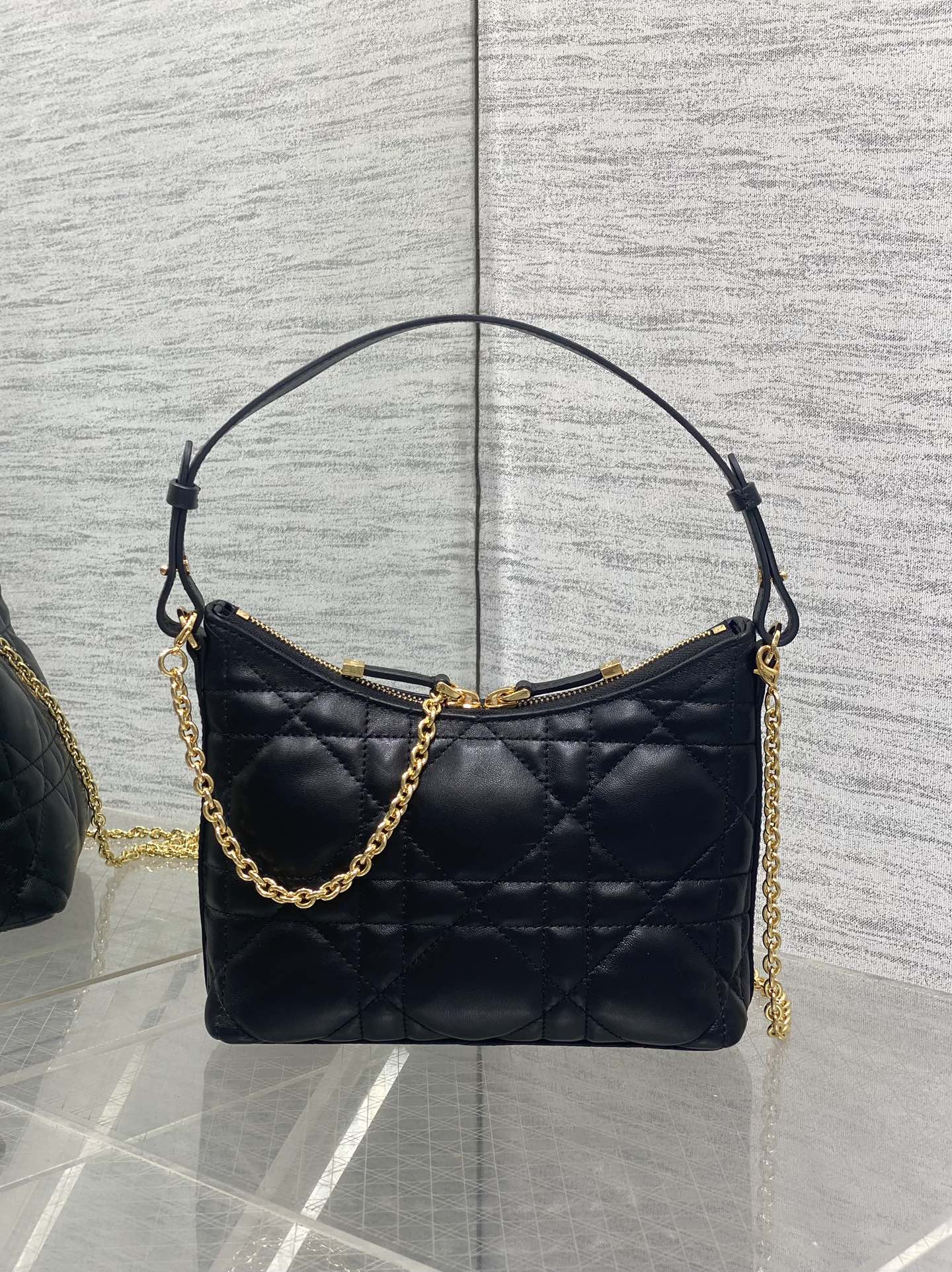 Dior 2025 Bag 19cm Black Lambskin 272824