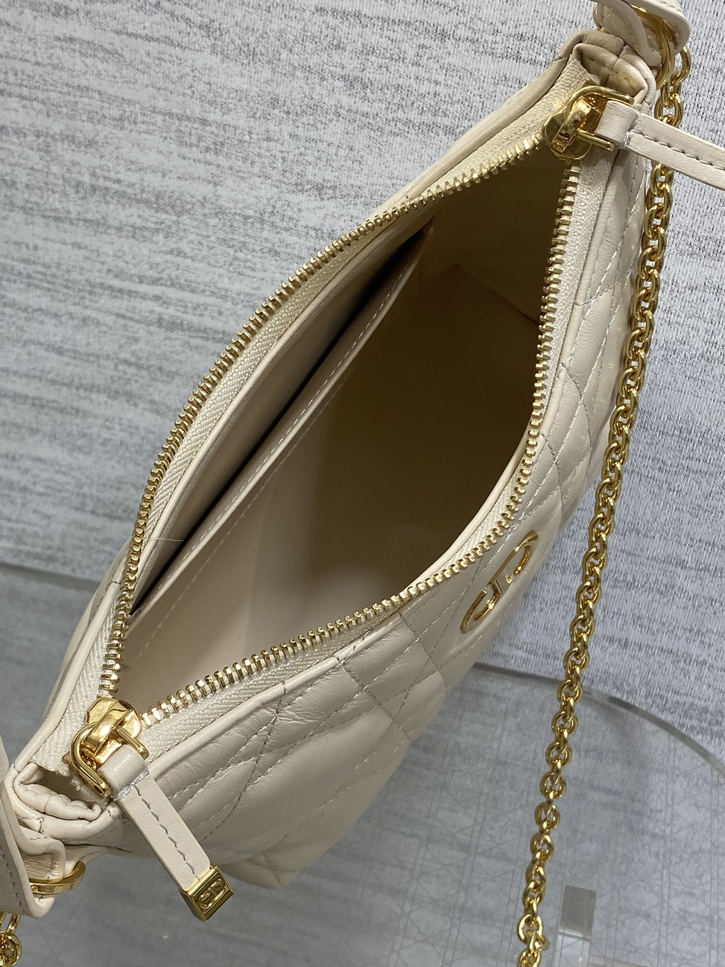 Dior 2025 Bag 19cm Cream Lambskin 272826