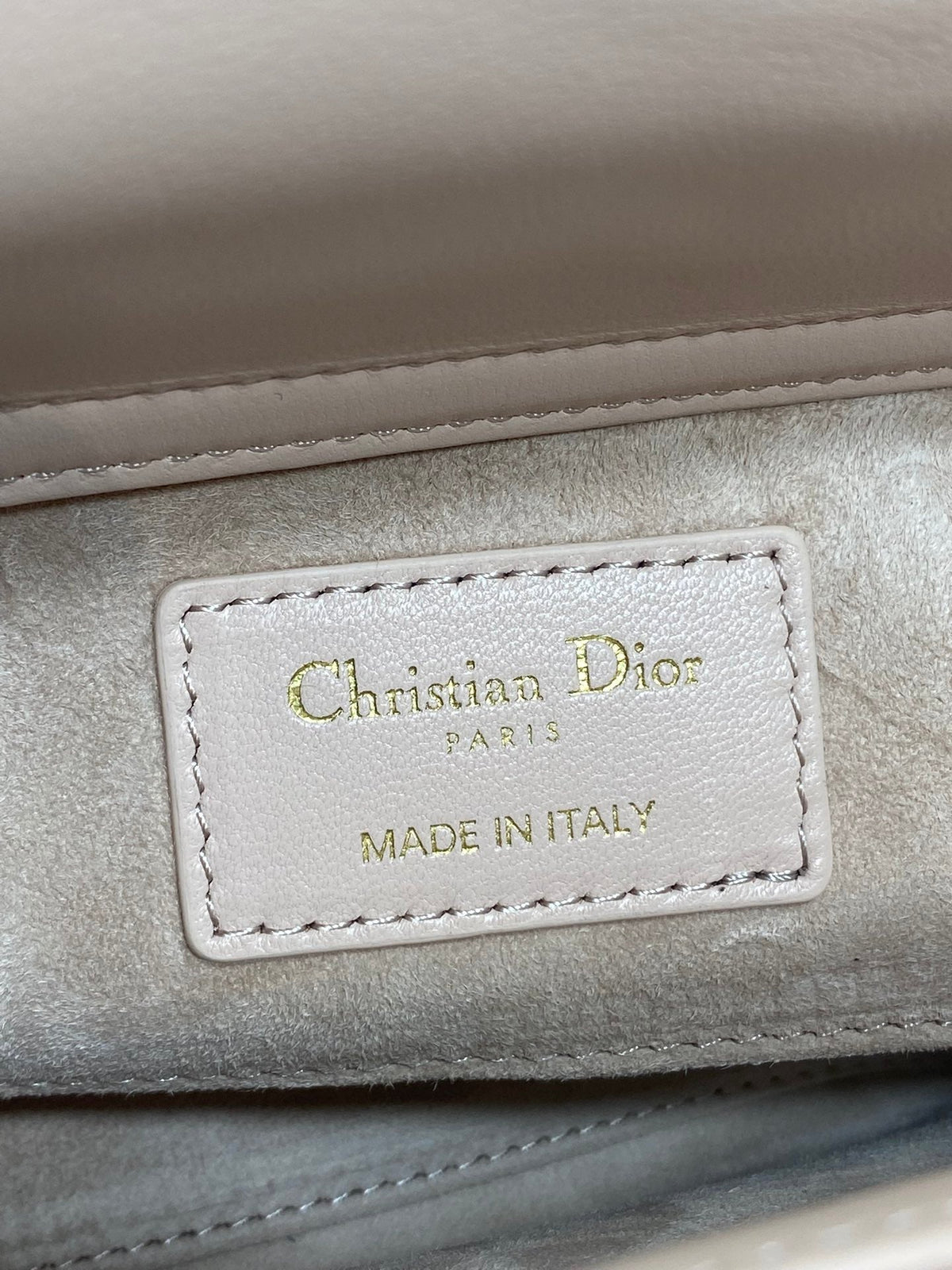 Dior 2026 Lady D-Joy Bag 22cm Powder Pink Cannage Lambskin