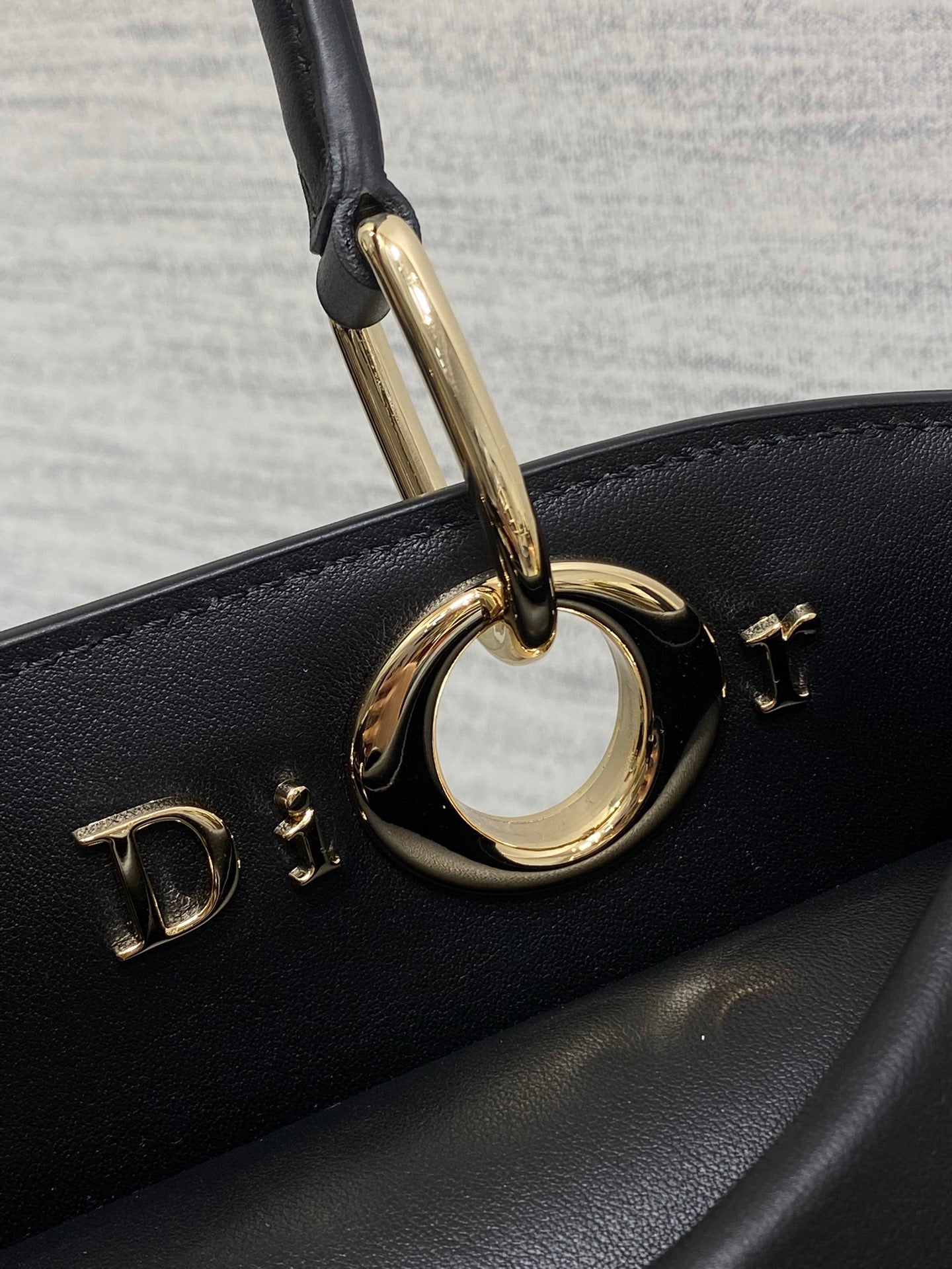 Dior 2025 Bow Bag 28cm Black Leather 272519