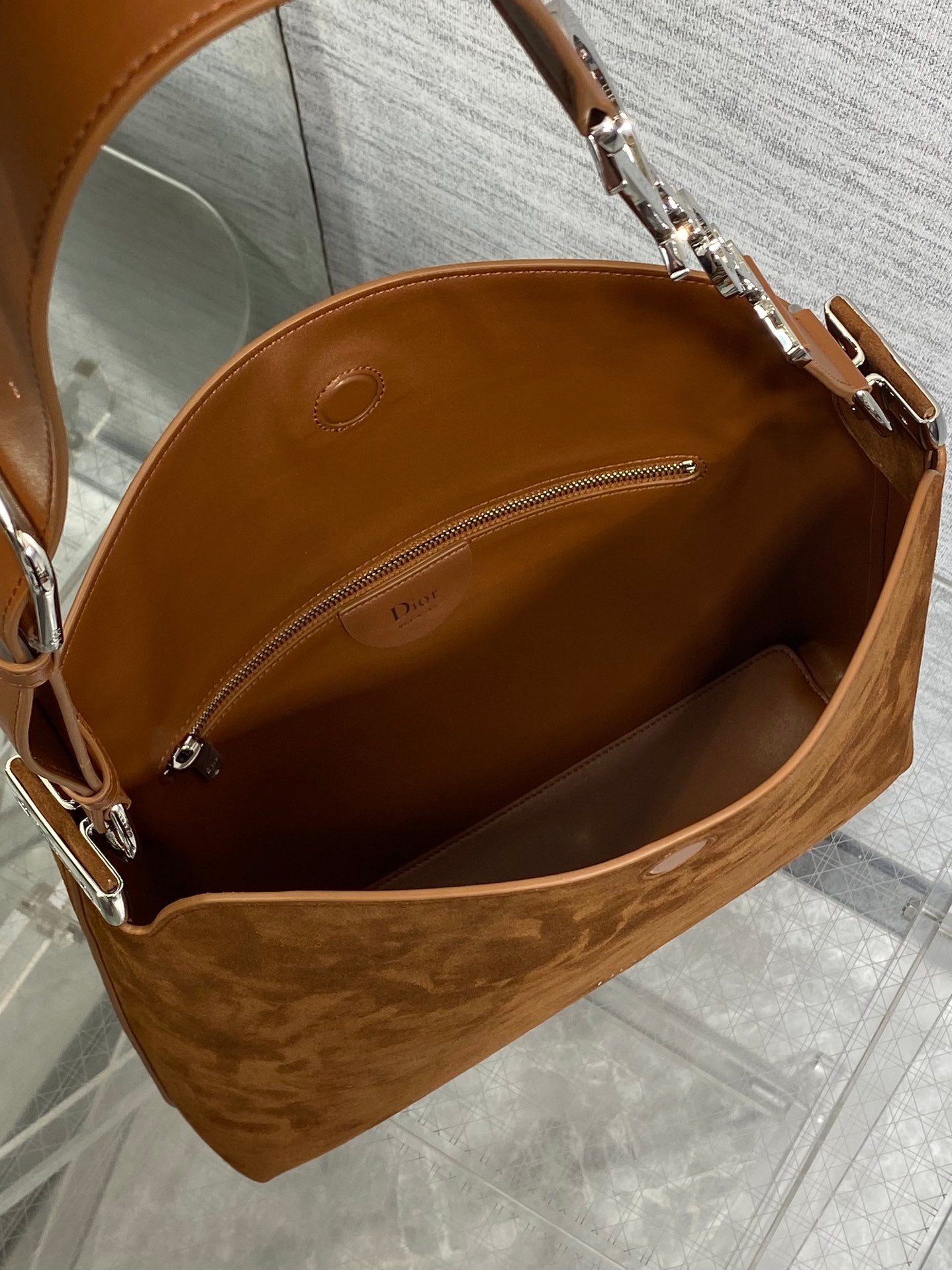 Dior 2026 Diorly Bag 31.5cm Suede Calfskin 289040