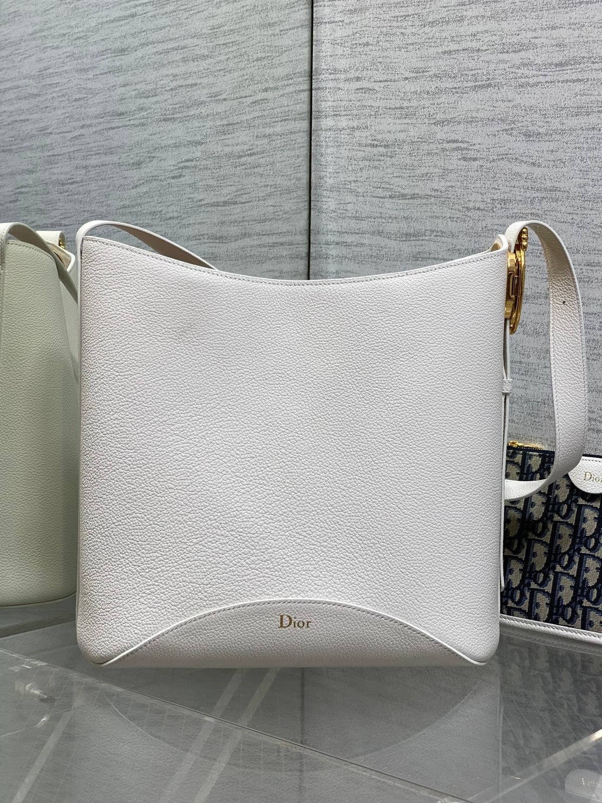 Dior 2026 Medaillon Bucket Bag 26.5cm Grained Cowhide 289070