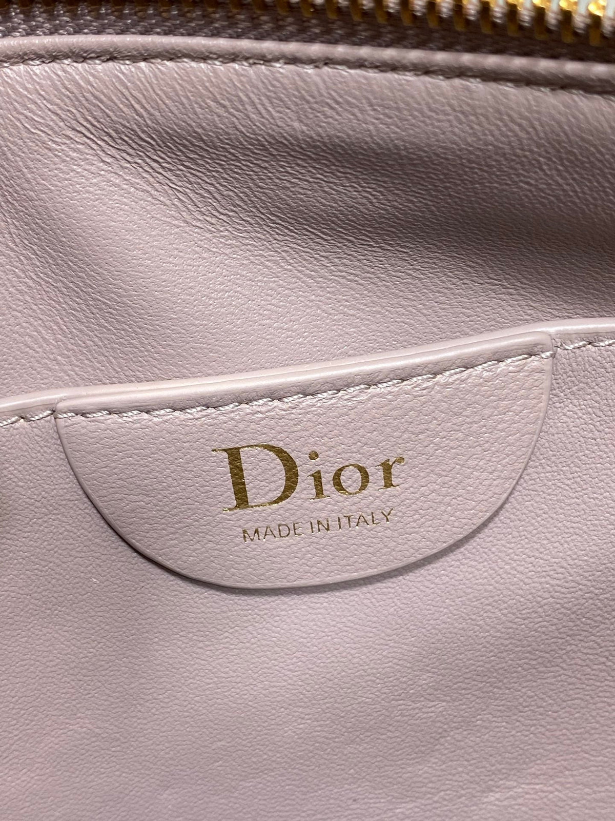 Dior 2026 Quilted Leather Zippered Shoulder Bag 26cm Suede Leather 403691
