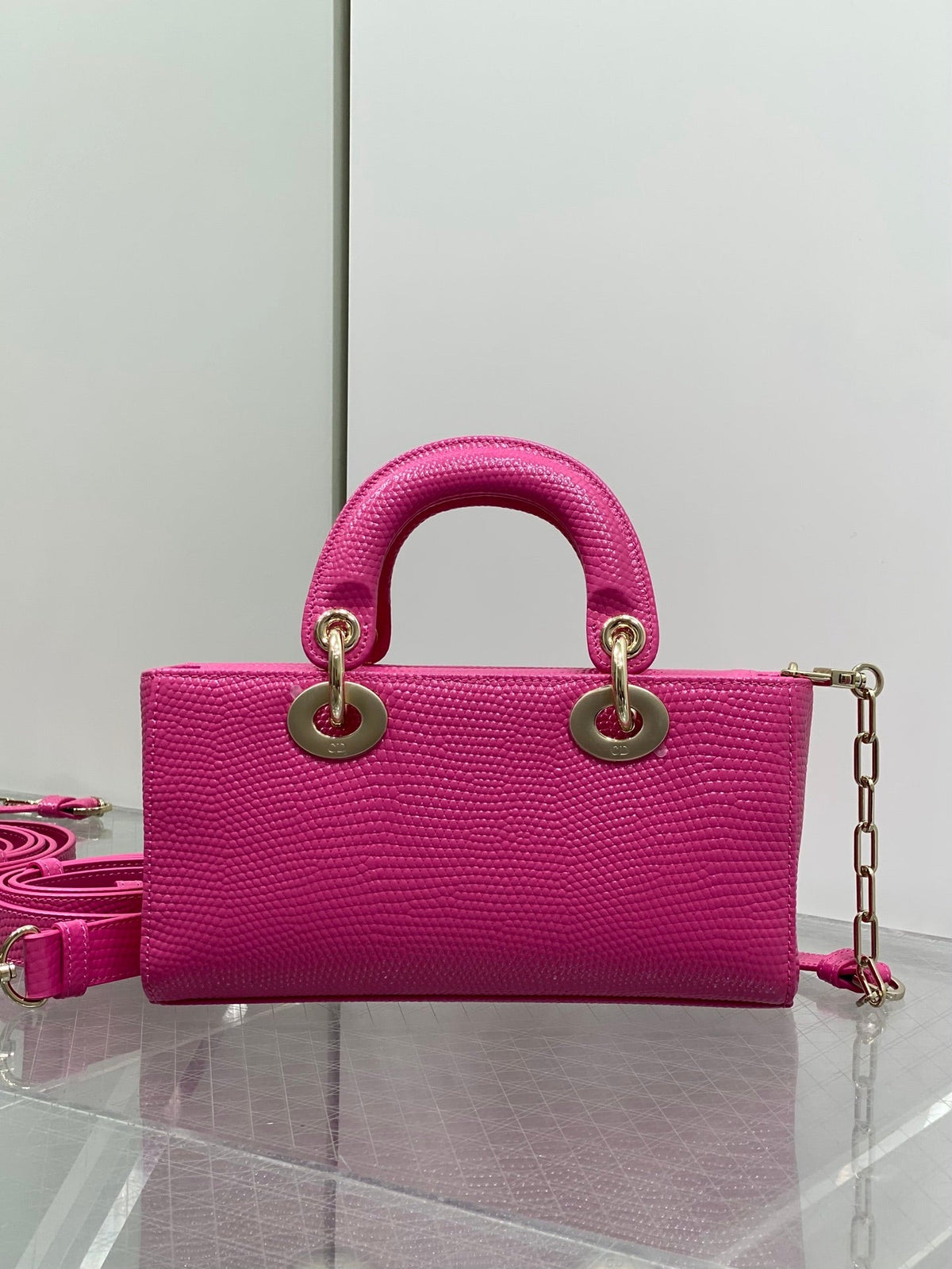 Dior 2026 Lady Butterfly Knot Bag 22cm Leather 408708