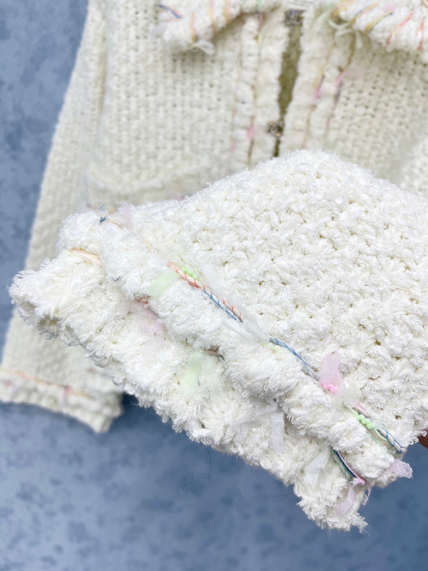 CC 2025 Jacket White Wool 325865