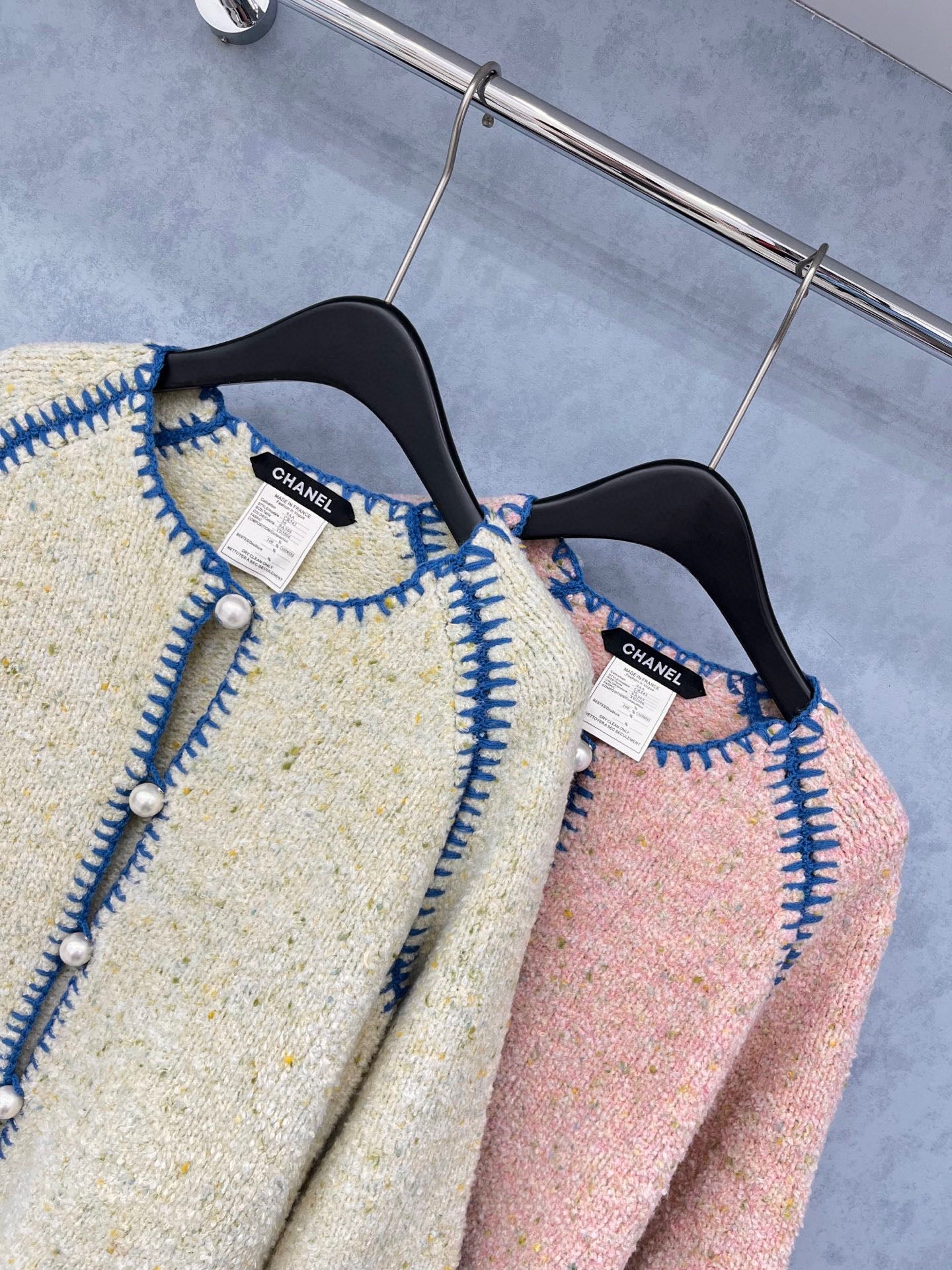 CC 2025 Cardigan With Pearl Button Wool 325875