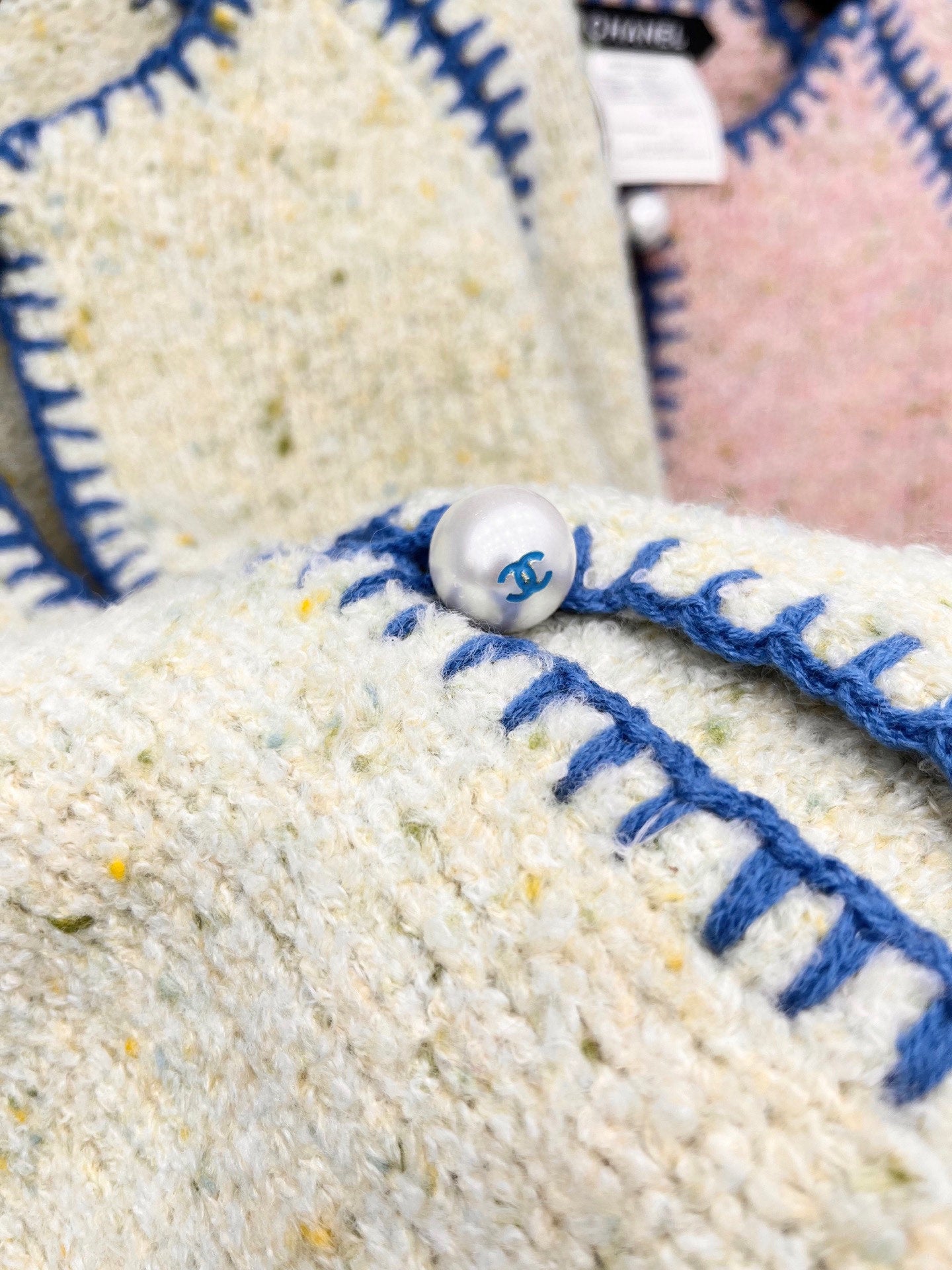 CC 2025 Cardigan With Pearl Button Wool 325875