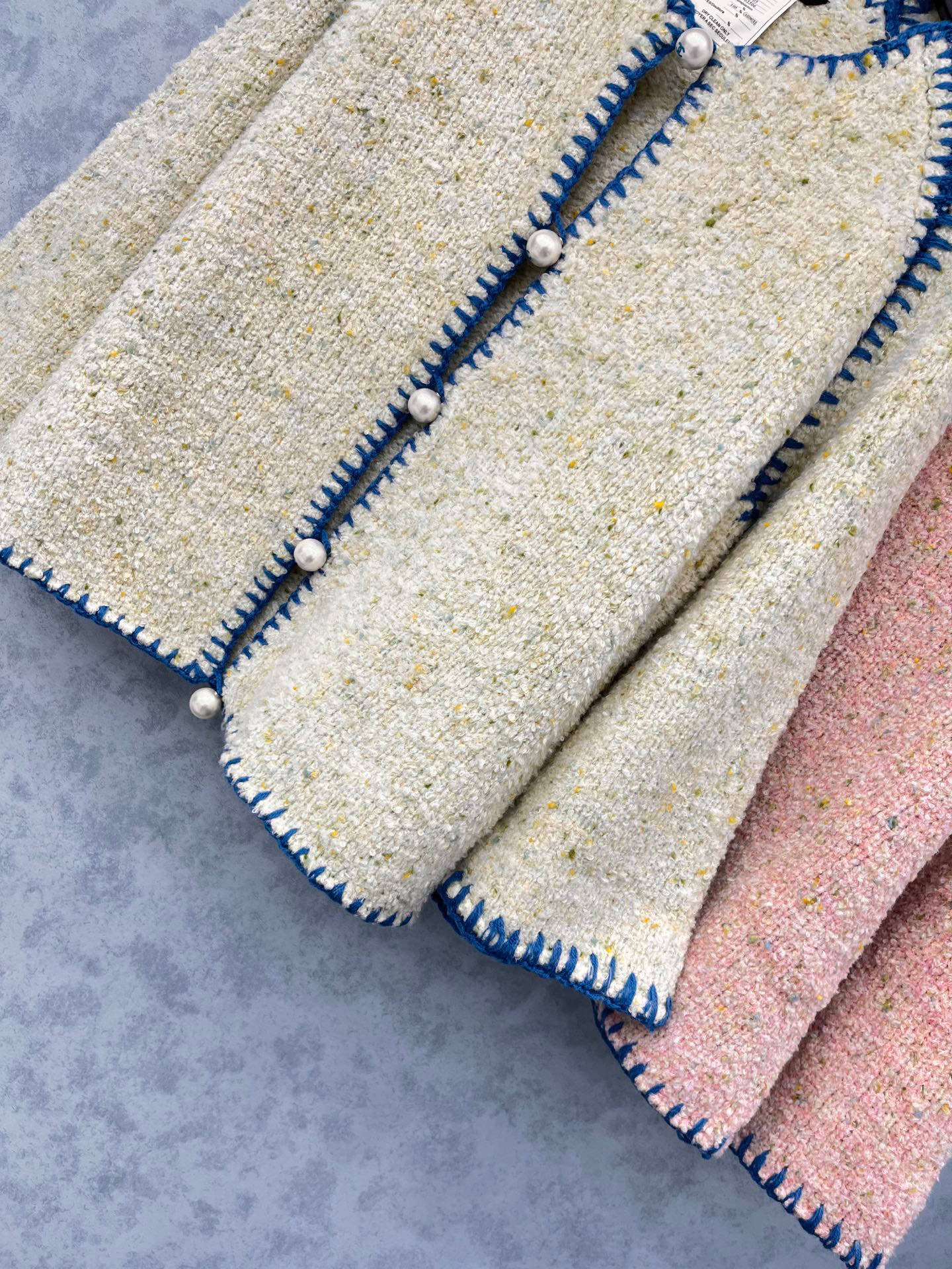 CC 2025 Cardigan With Pearl Button Wool 325875