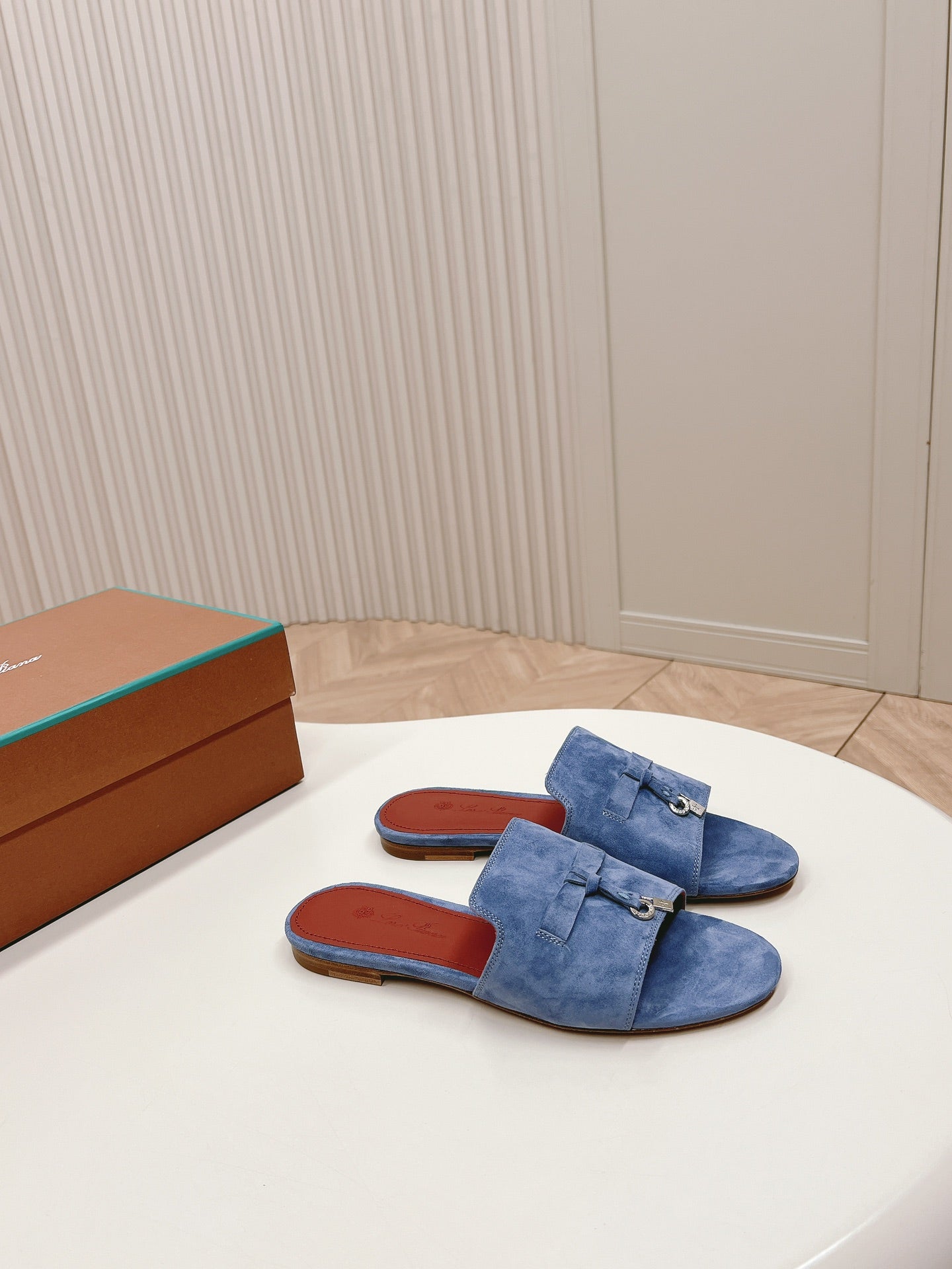 LP SUMMER CHARMS SANDALS IN AEGEAN SUEDE