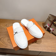 HM Men's 25 Likely Mule White Cowhide 691639