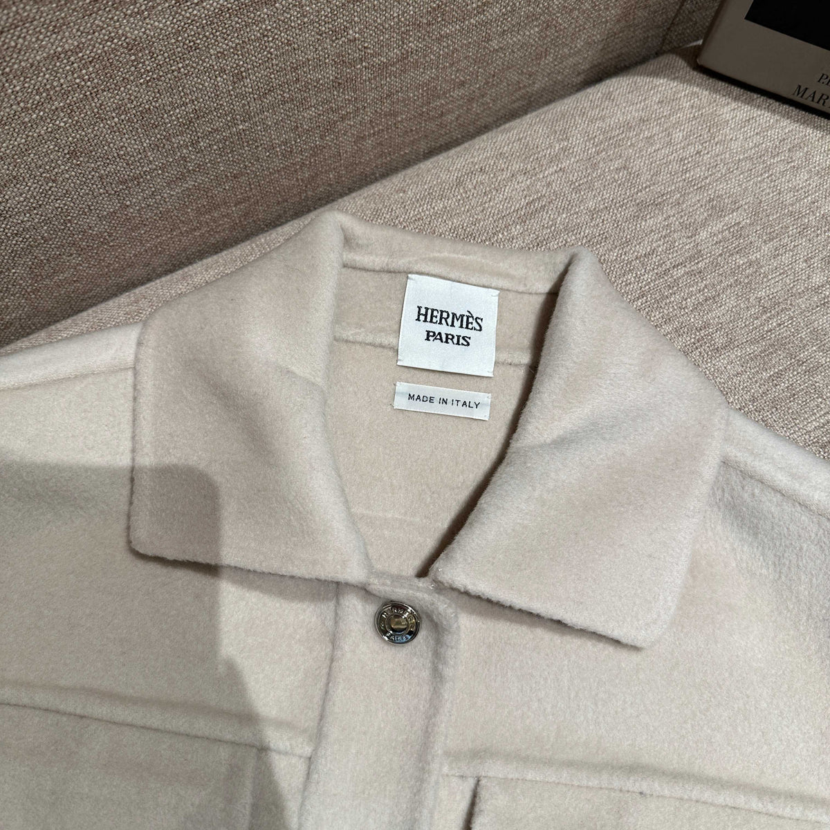HM 25 Jacket White Wool 02651