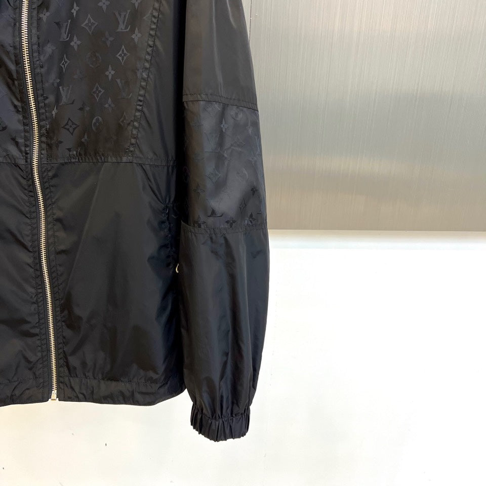 LV BLACK MONOGRAM WINDBREAKER 238894