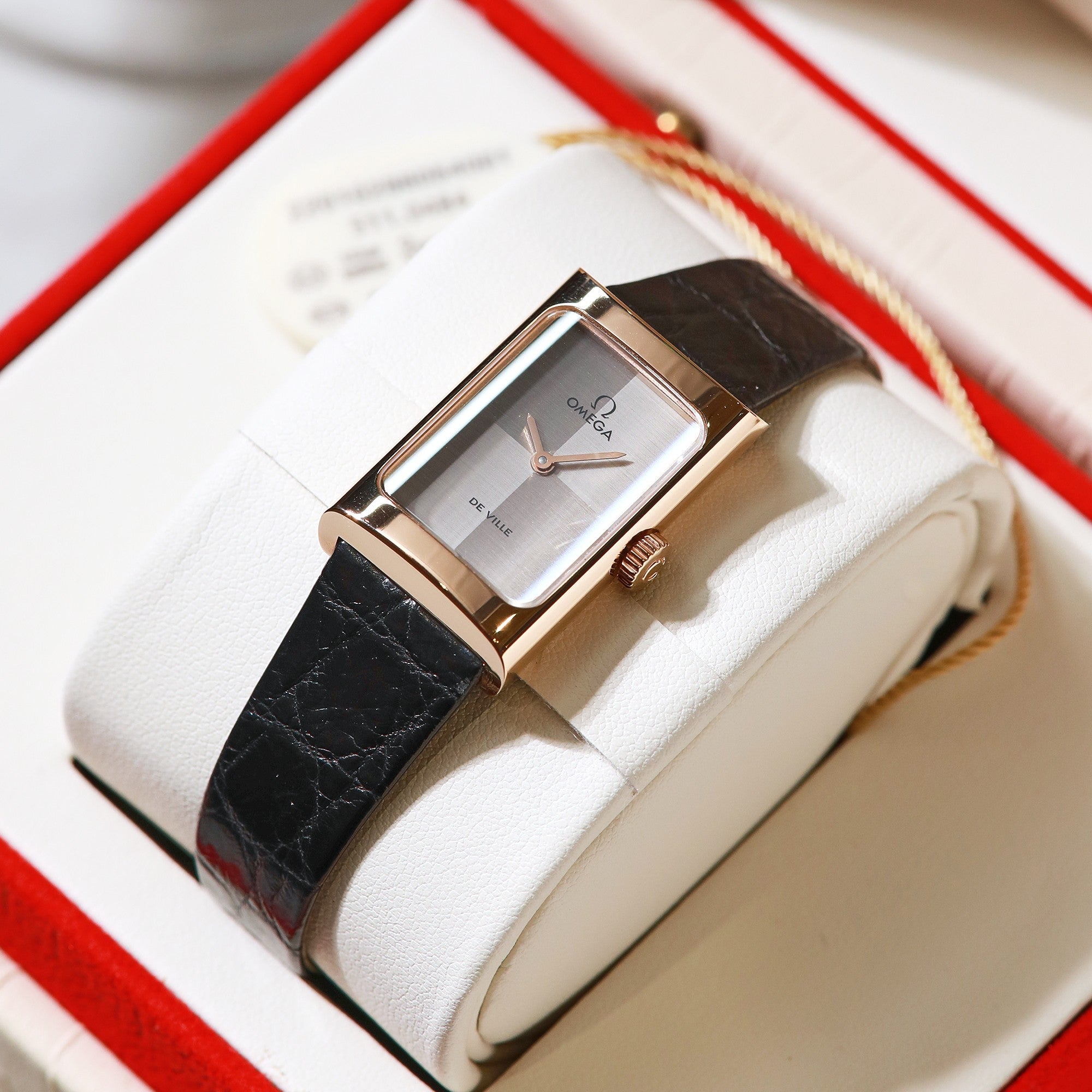 Omega De Ville 26.12mm Silver White Dial