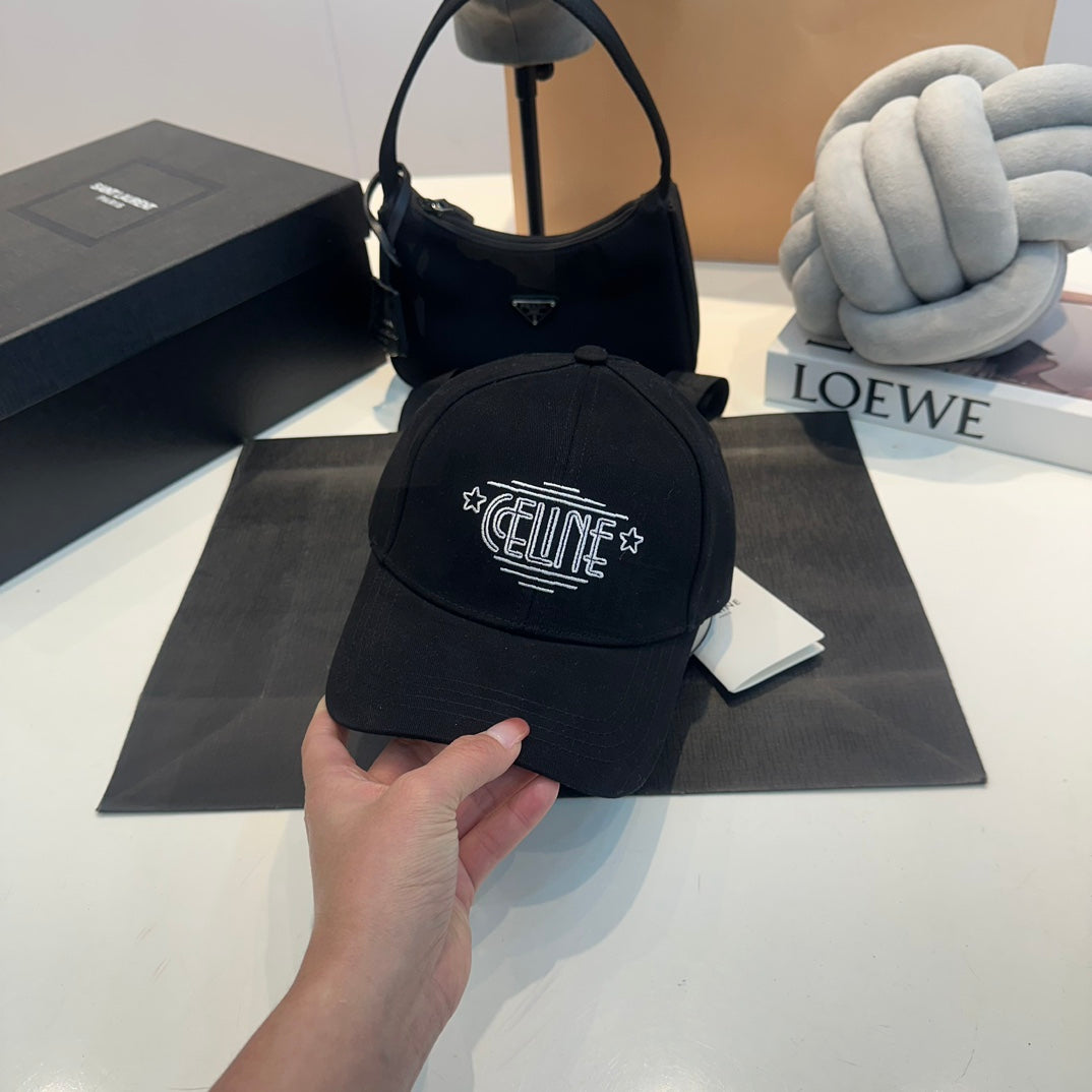 Celin Cap Black Cotton Fabric 210332