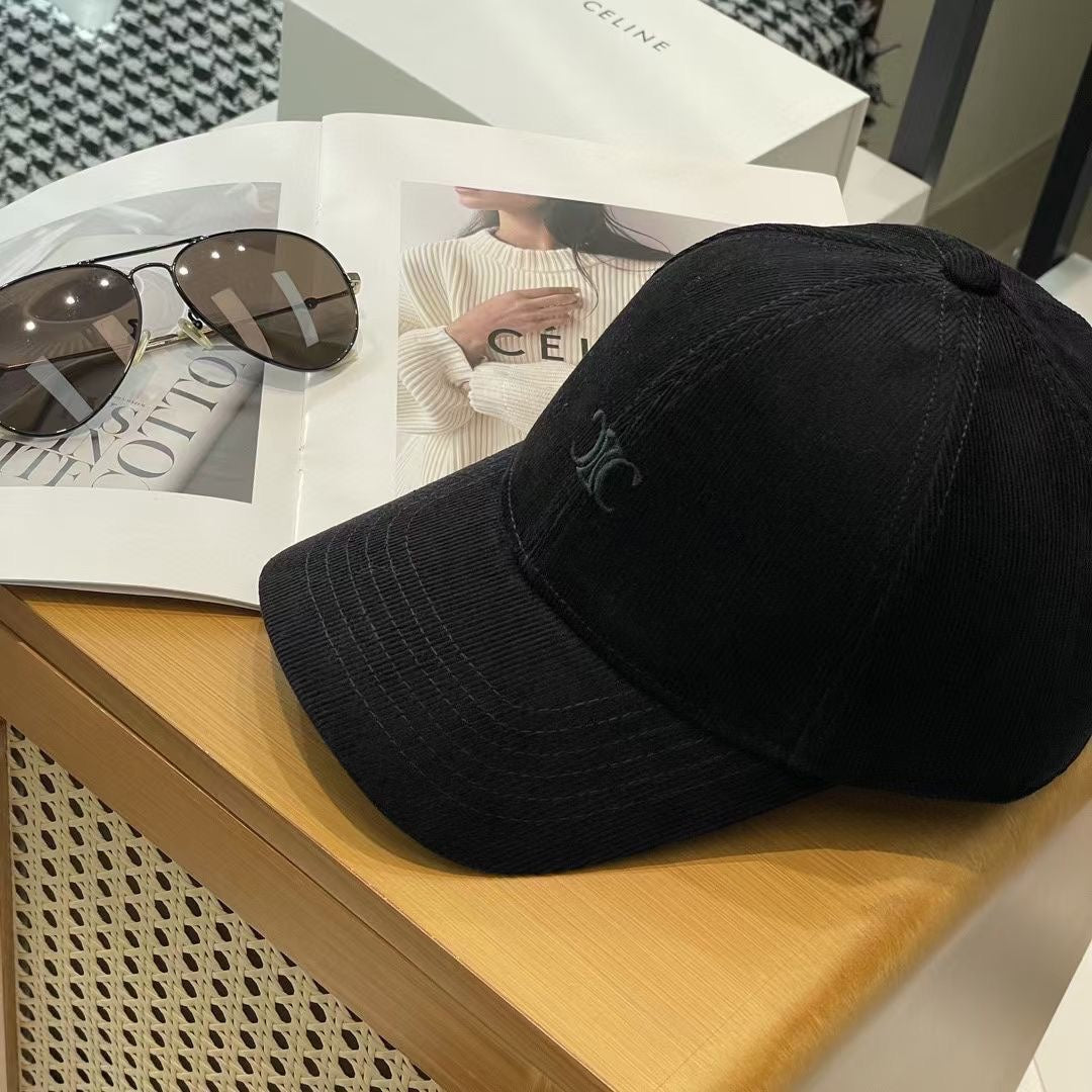 Celin Cap Black Cotton Fabric 210407