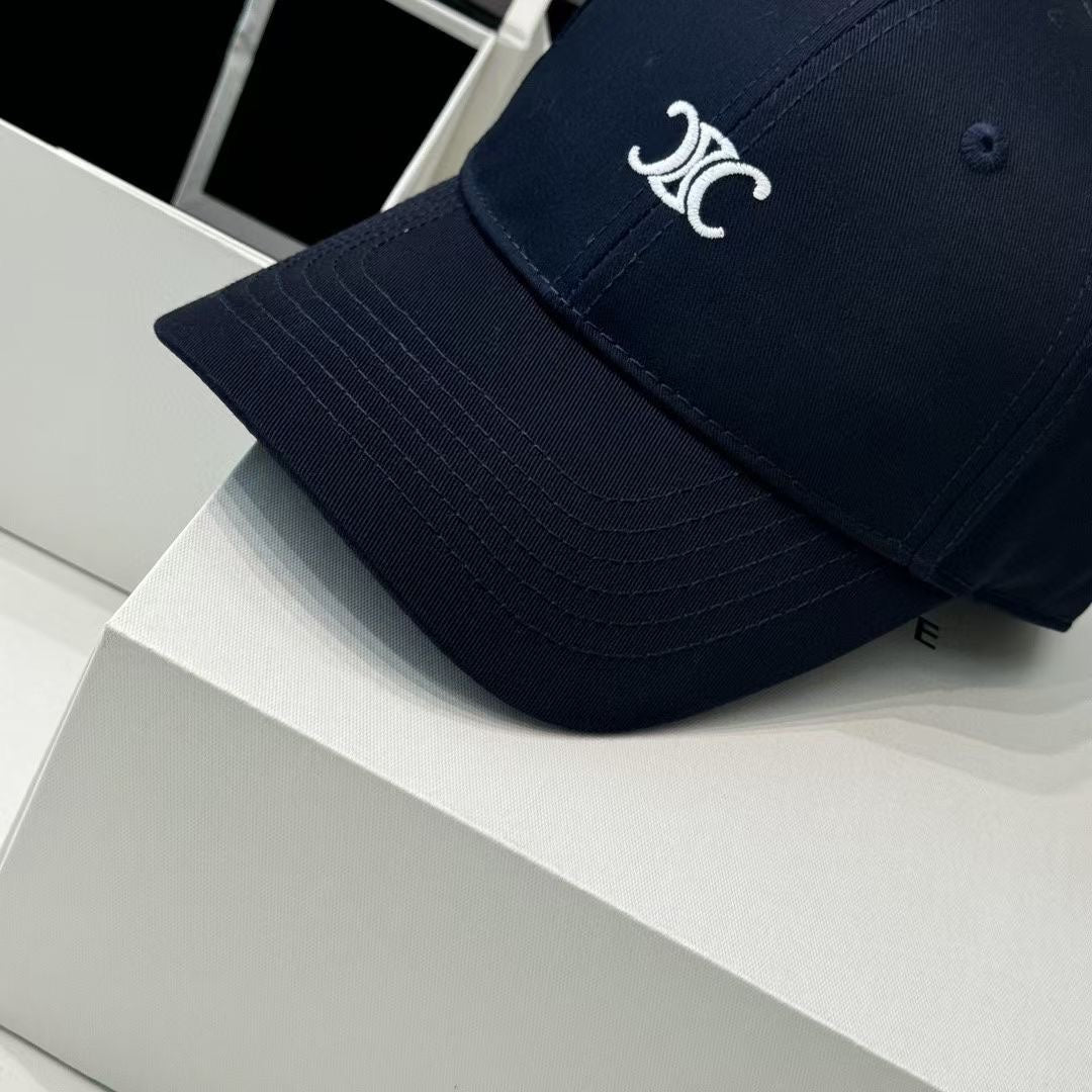 Celin Cap Blue Charcoal Cotton Fabric 210406