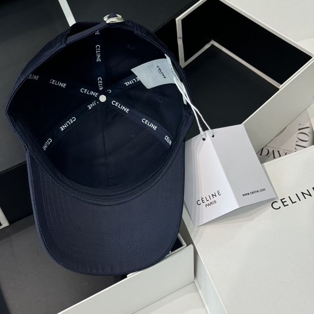 Celin Cap Blue Charcoal Cotton Fabric 210406