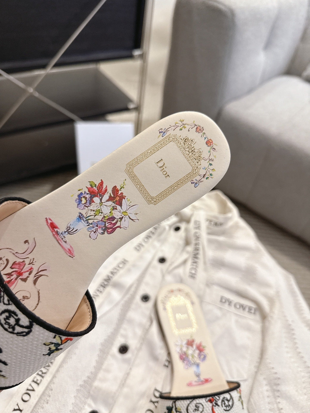 Dior 2026 Dway Slide Sandals Canvas 932089