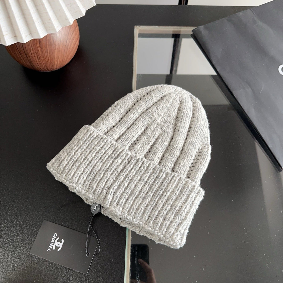Chanel Wool Beanie Hat 512769