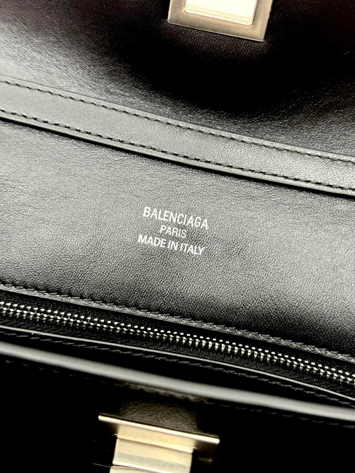 Balenciaga Small Rodeo Bag 29 Black Calfskin Sliver Hardware