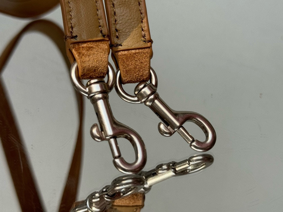 Balenciaga Small Rodeo Bag 40 Brown Suede Sliver Hardware
