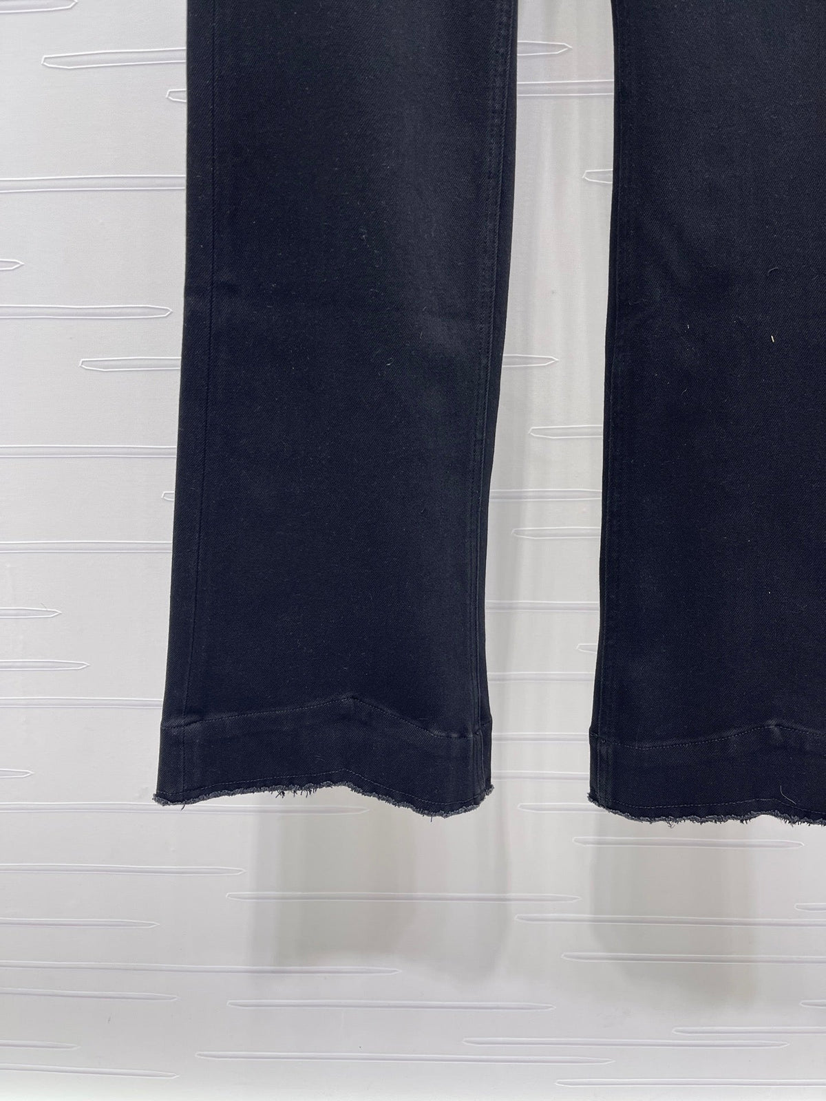 Chanel 2026 Slim-fit Flared Jeans Black Cotton 669869