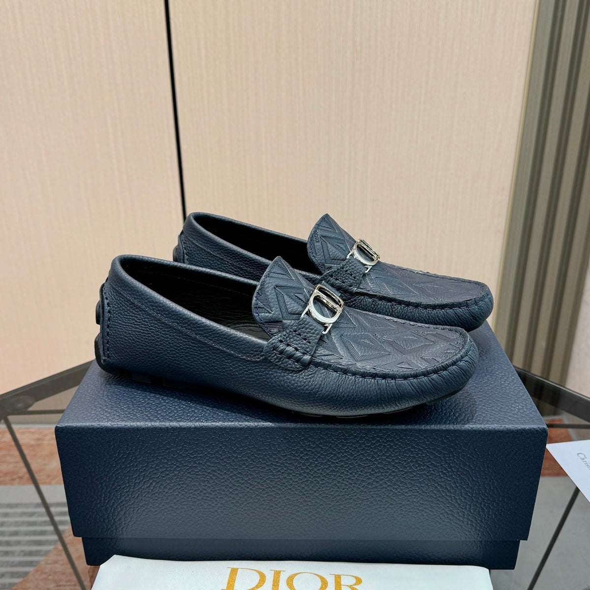 CD OdÃ©on Loafer Blue Calfskin 638583