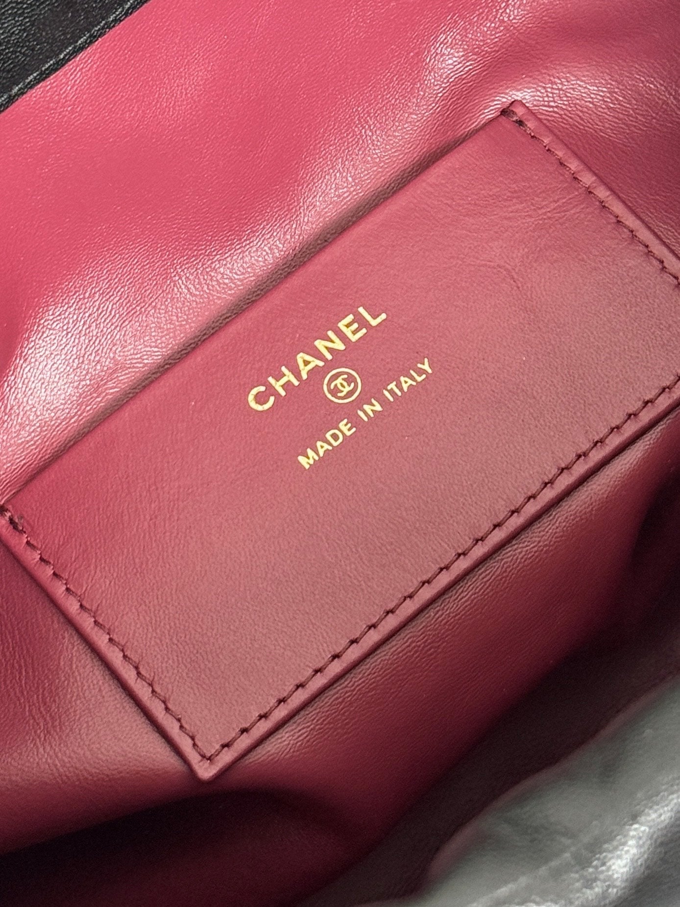 Chanel 2026 Lucky Bag 22cm Black Sheepskin