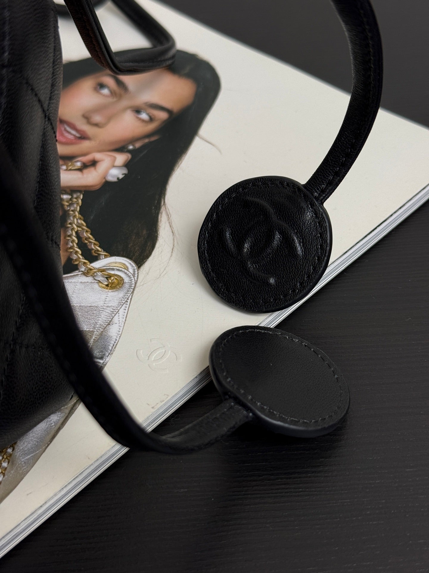 Chanel 2026 Lucky Bag 22cm Black Sheepskin