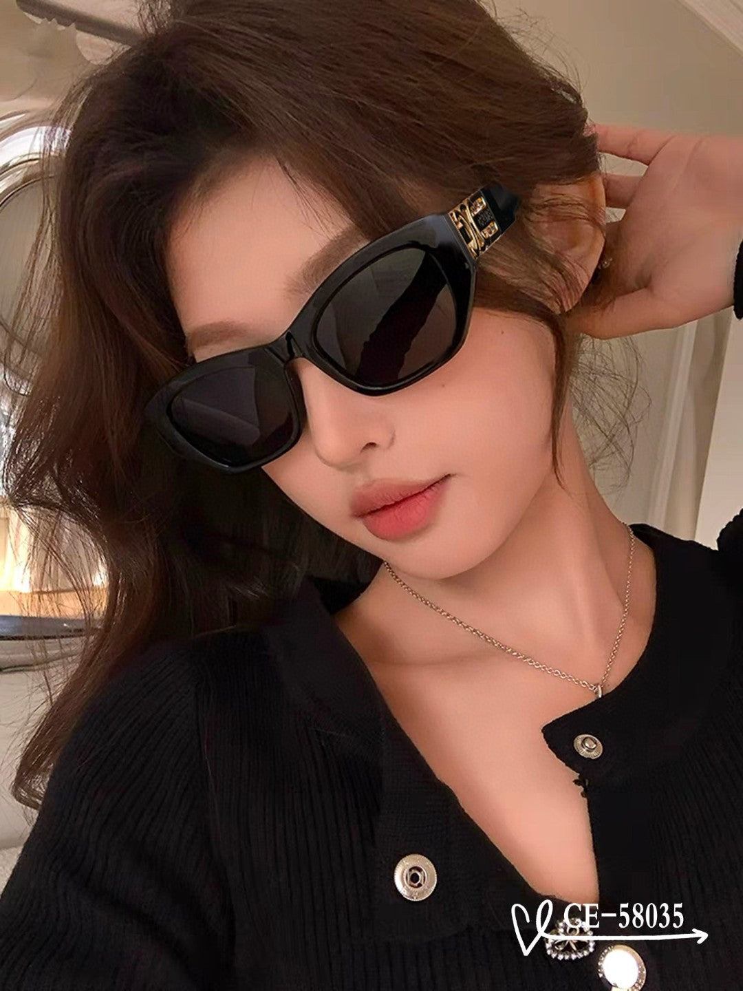 TRIOMPHE SUNGLASS 58035 IN ACETATE