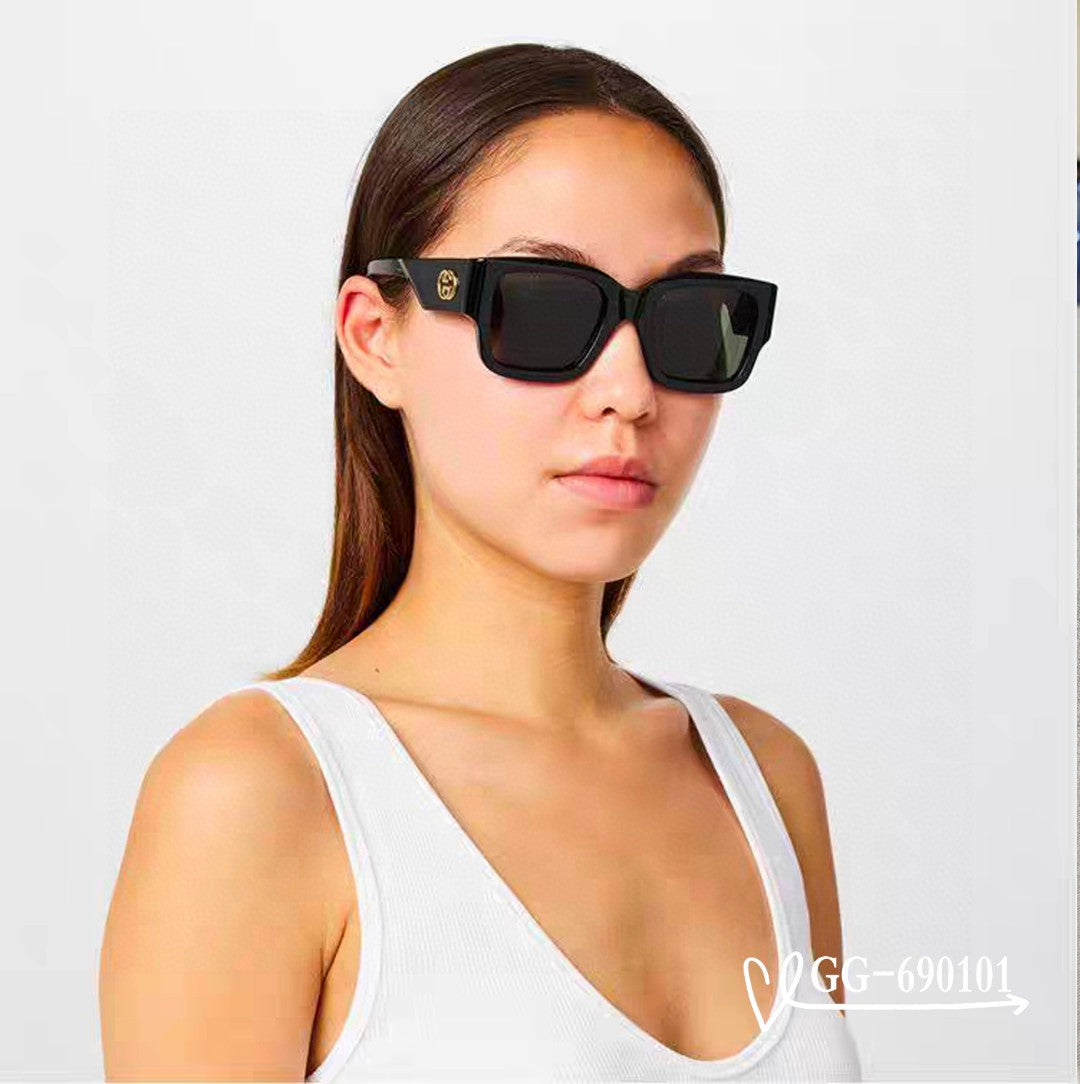 SQUARE FRAME SUNGLASSES 69101 IN ACETATE