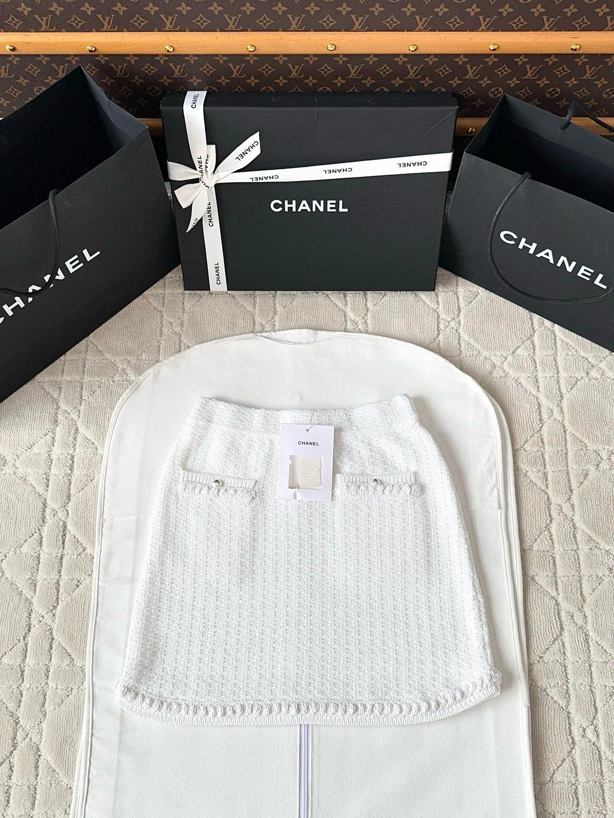 CC 25 Pearl Mesh Top White Wool 237299