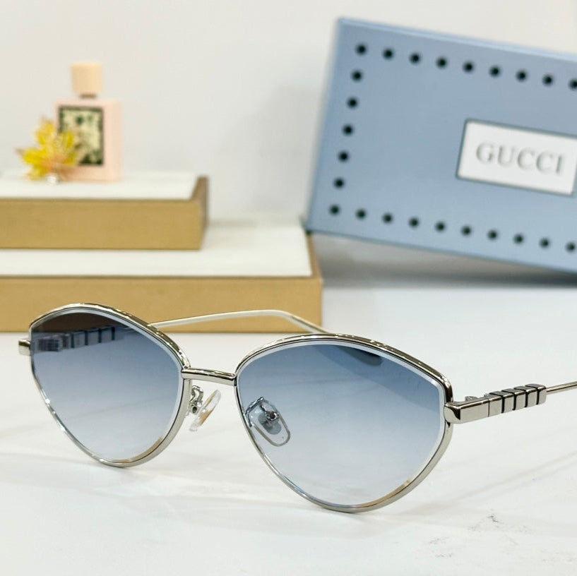 CAT-EYE FRAME SUNGLASSES 5G195 IN METAL