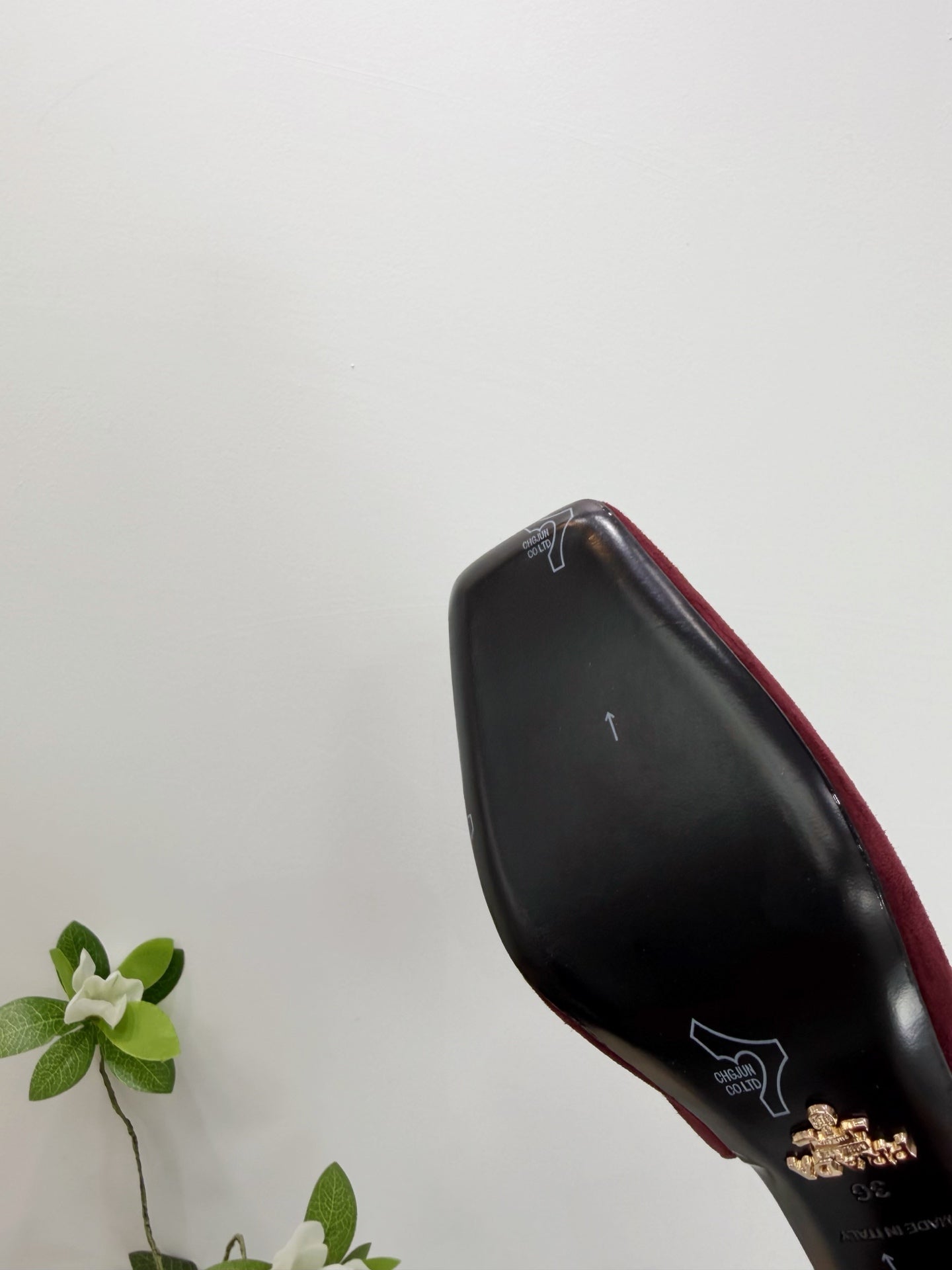 PRA 26SS Slingback 85 Burgundy Suede 592365