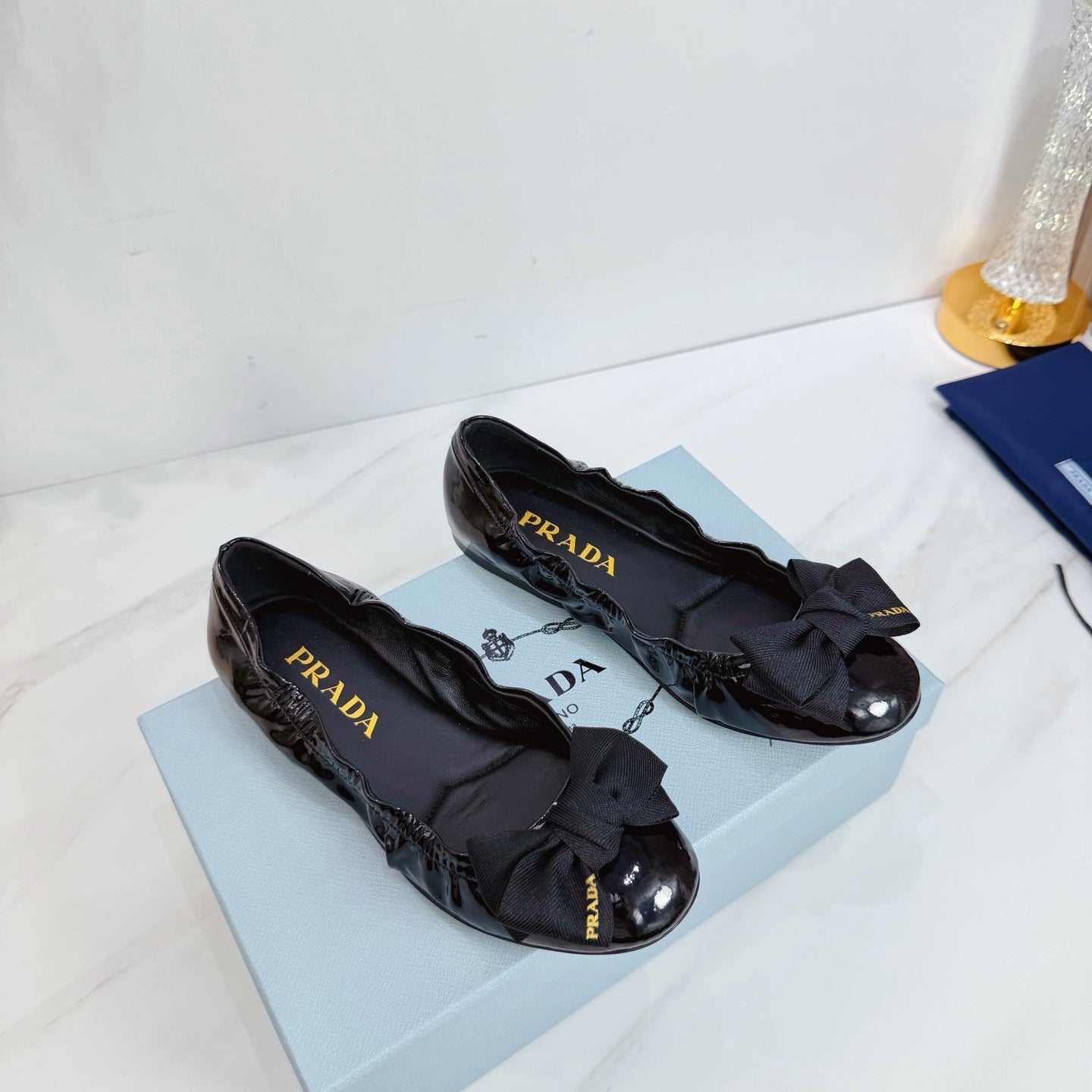 PRA 26SS Ballet Flat Black Patent Leather 592391