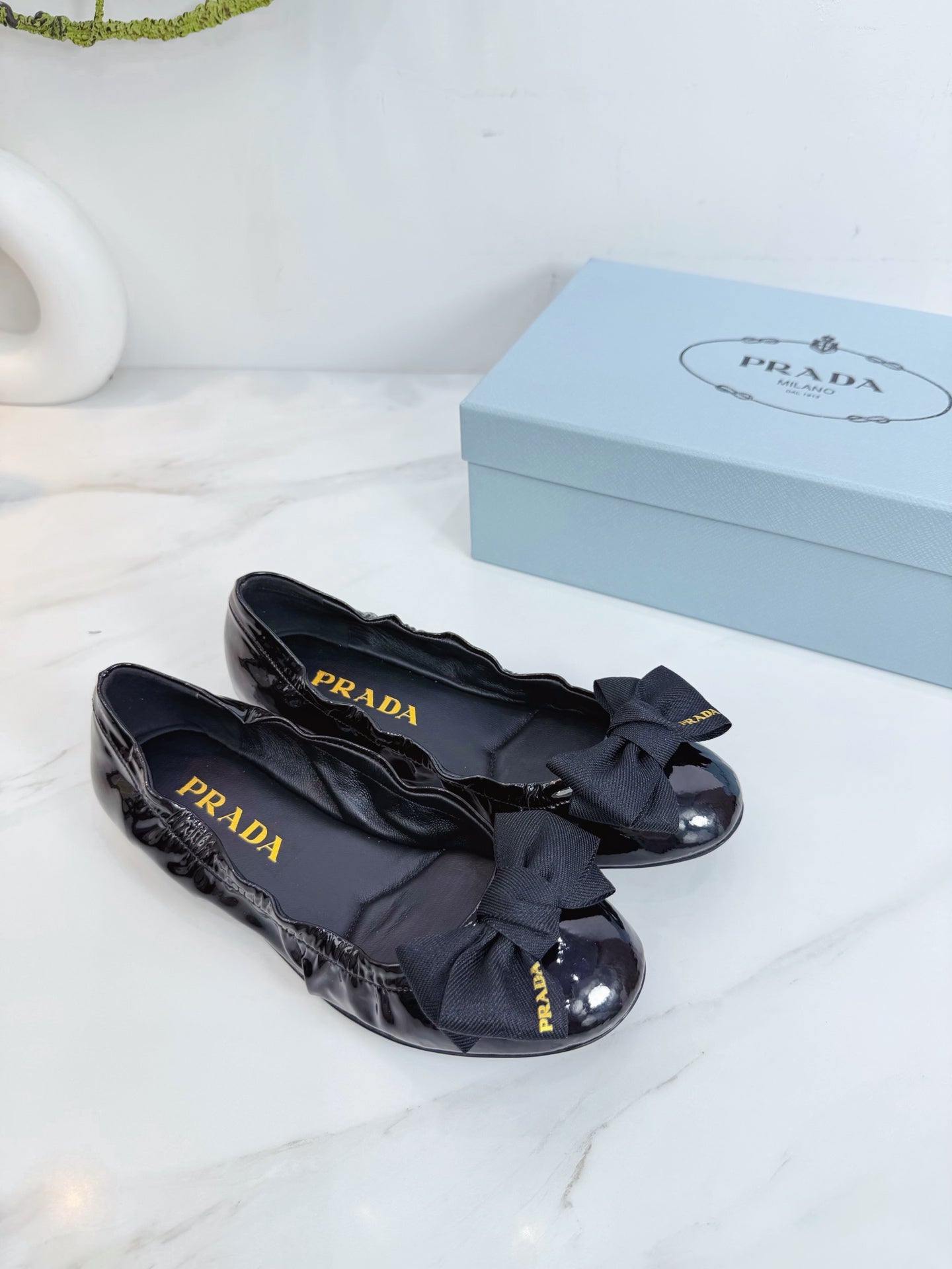 PRA 26SS Ballet Flat Black Patent Leather 592391