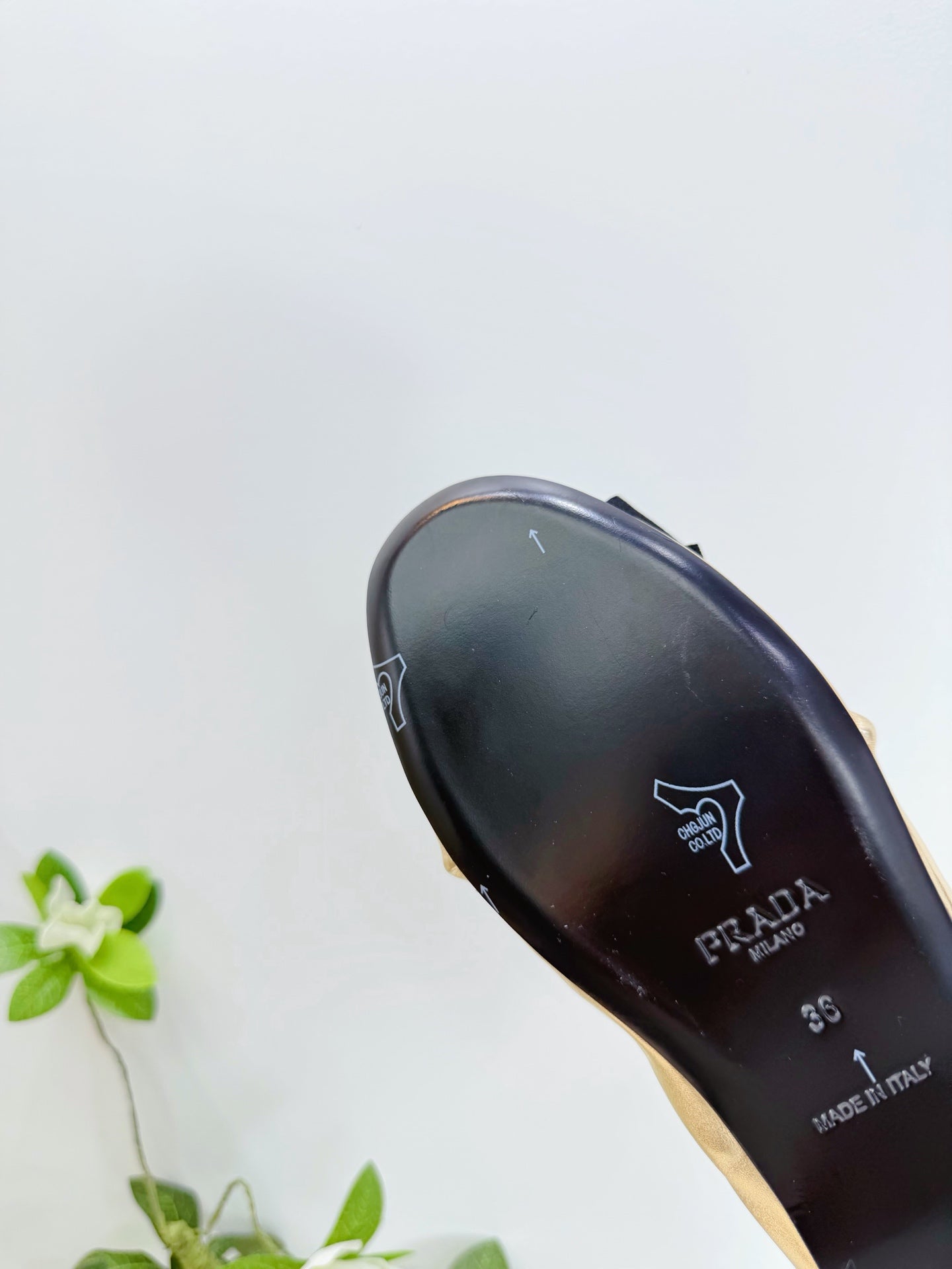 PRA 26SS Ballet Flat Gold Metallic Sheepskin 592393