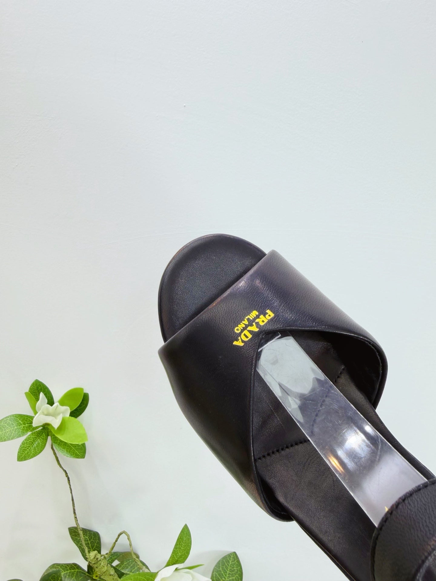 PRA 26SS Platform Sandals 75 Black Sheepskin 592376