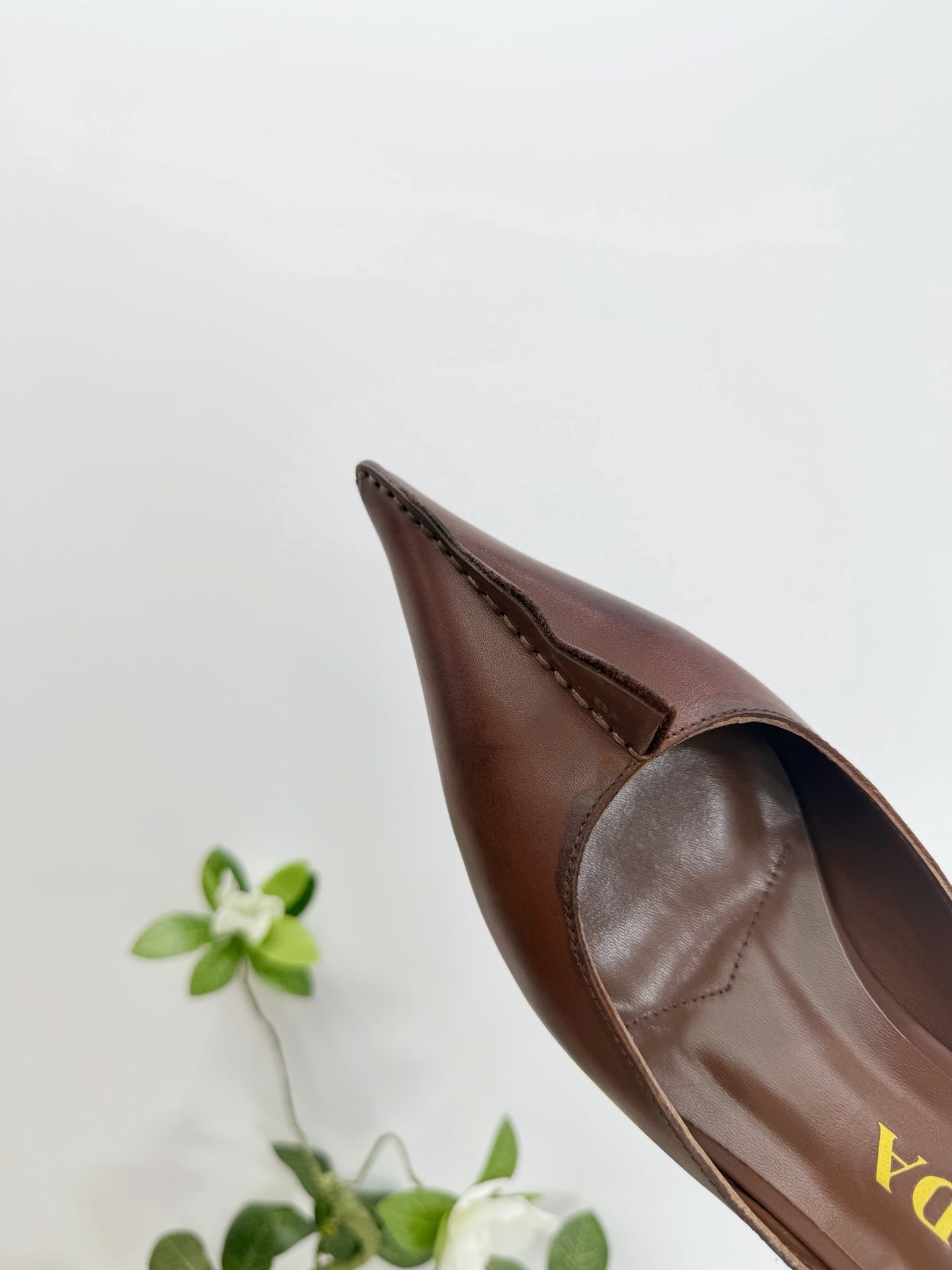 PRA 26SS High Heel Mule 55 Brown Cowhide 592410