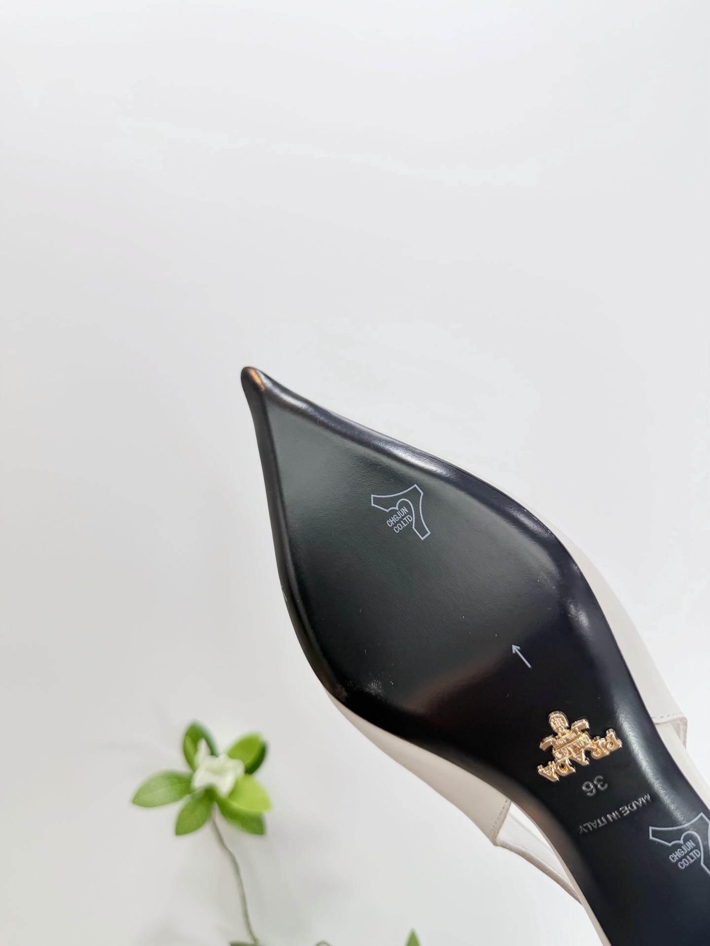 PRA 26SS Slingback 55 Ivory Beige Cowhide 592412