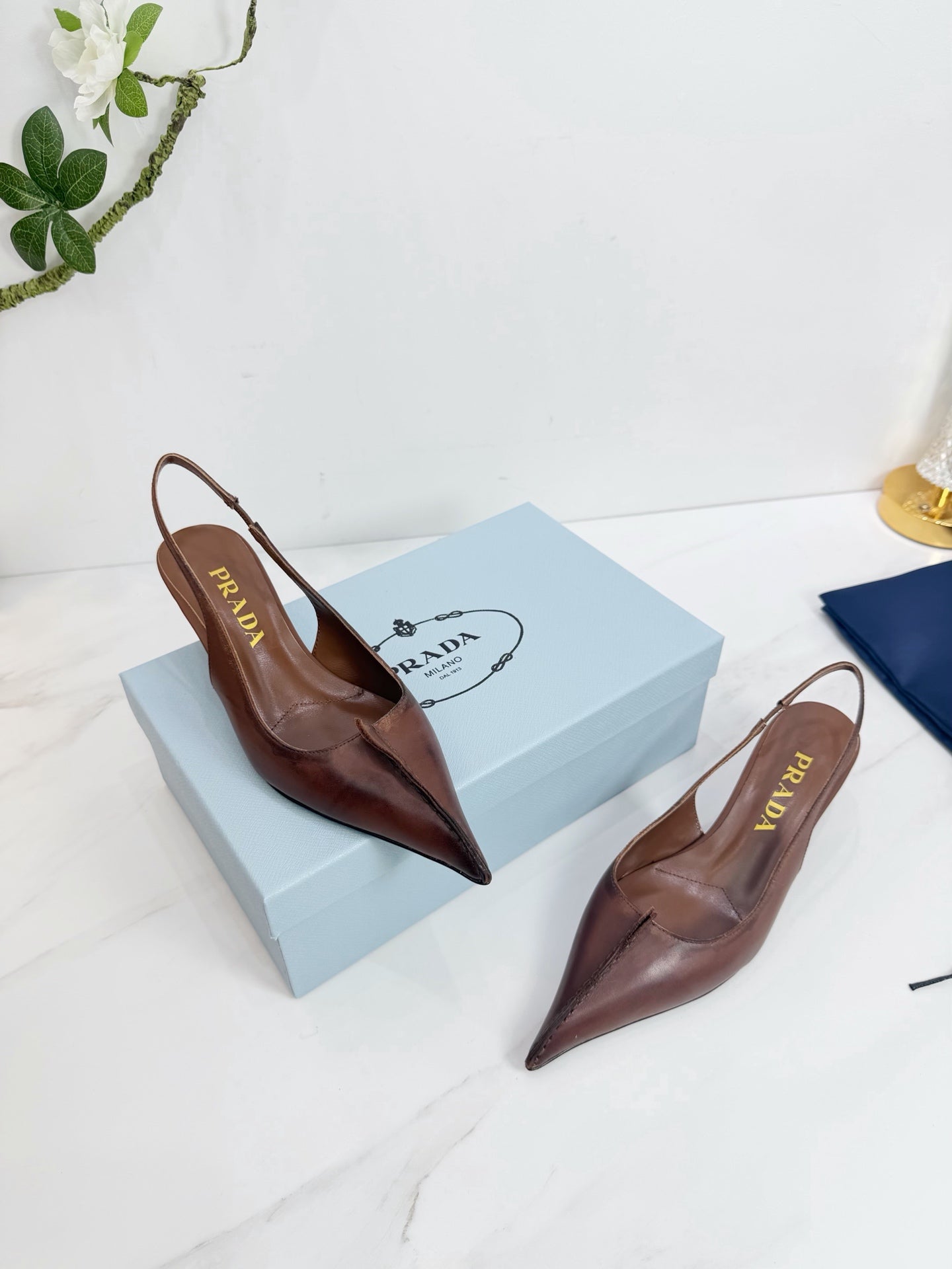 PRA 26SS Slingback 55 Brown Cowhide 592413