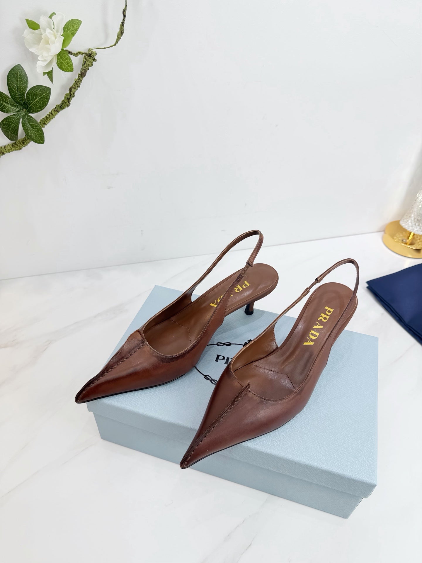 PRA 26SS Slingback 55 Brown Cowhide 592413