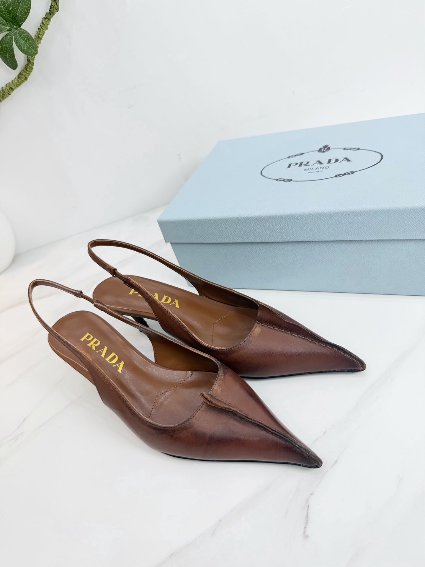 PRA 26SS Slingback 55 Brown Cowhide 592413