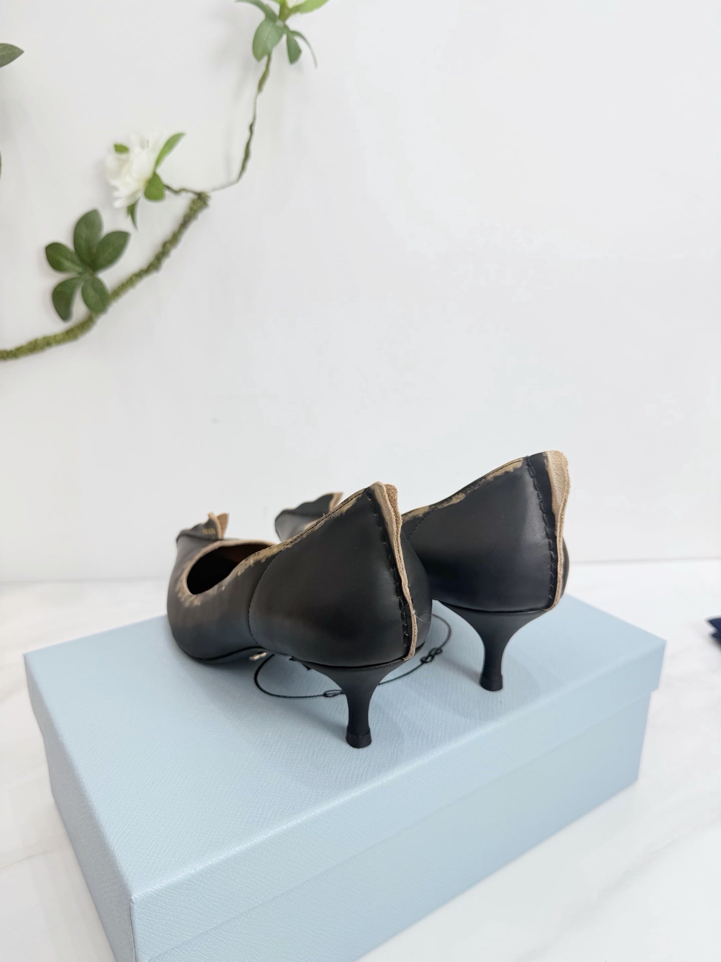 PRA 26SS Pump 55 Black Cowhide 592414