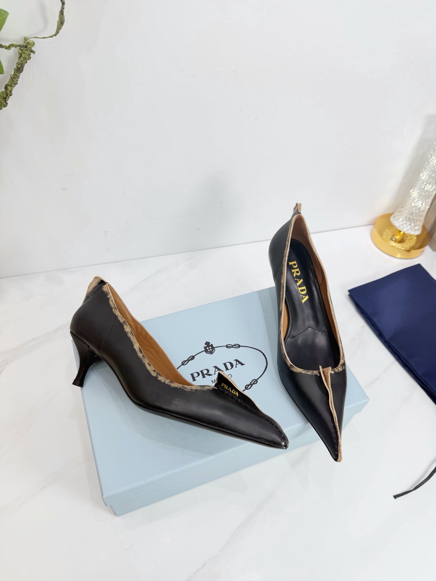 PRA 26SS Pump 55 Black Cowhide 592414