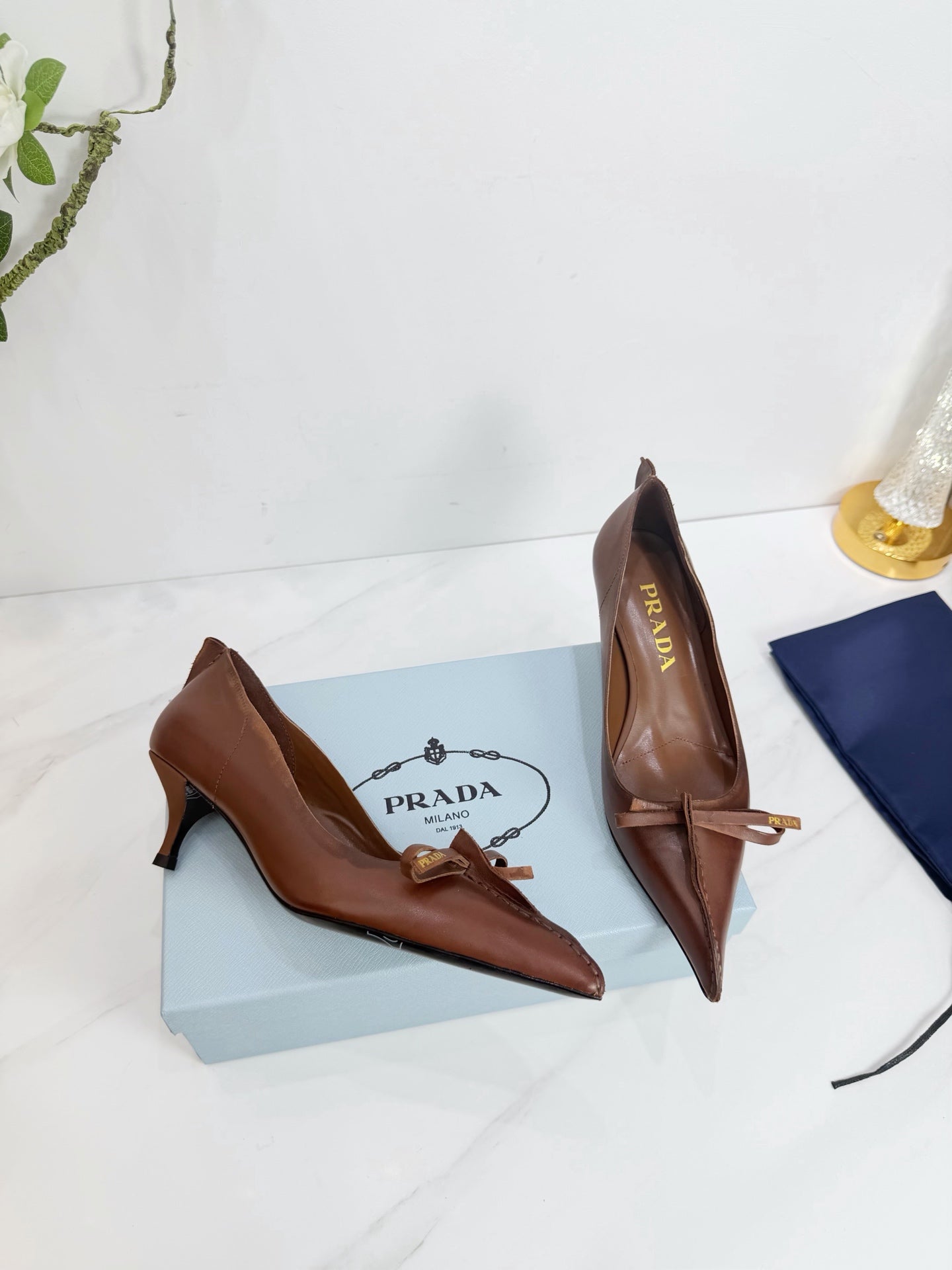 PRA 26SS Pump 55 Brown Cowhide 592407